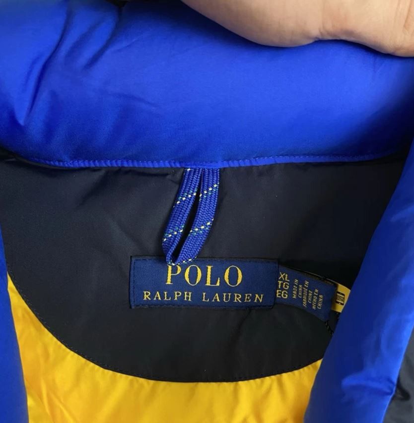 Polo Ralph Lauren Polo Ralph Lauren Color Block Western Down Puffer Jacket Size US XL / EU 56 / 4 - 2 Thumbnail