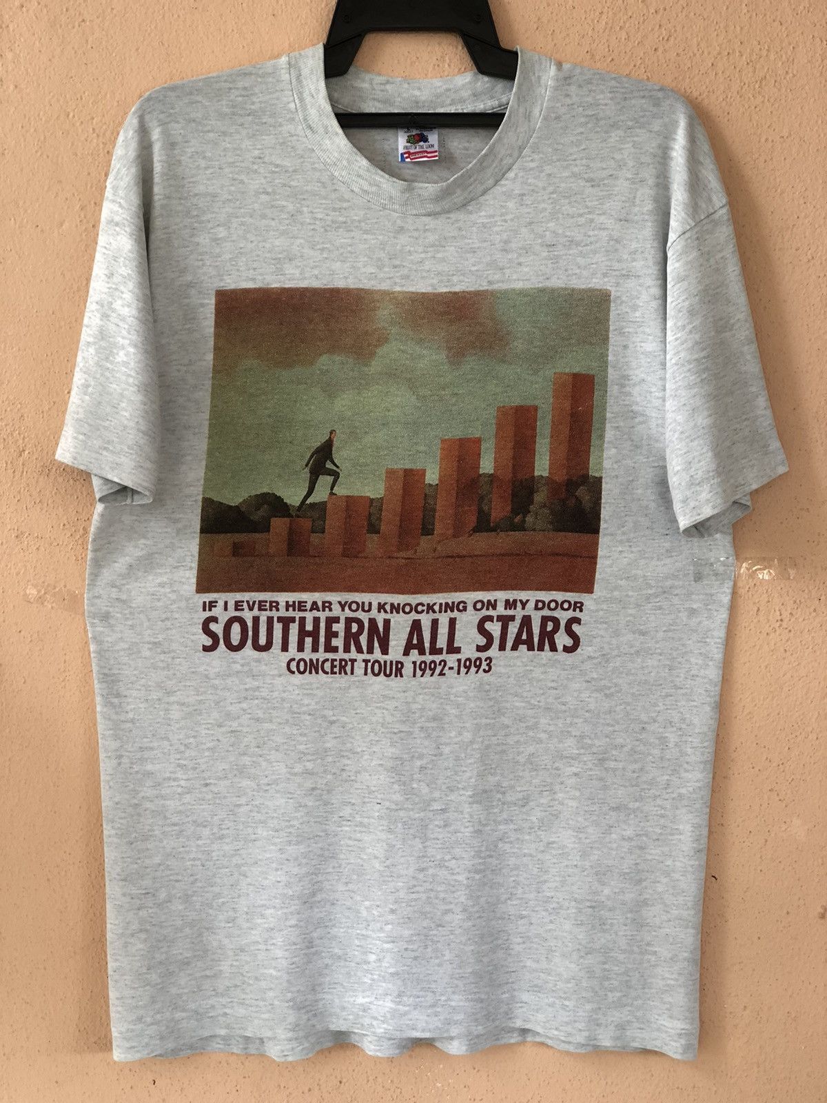 Band Tees × Vintage Vintage 90s SOUTHERN ALL STARS Japan Rock Size US L / EU 52-54 / 3 - 1 Thumbnail
