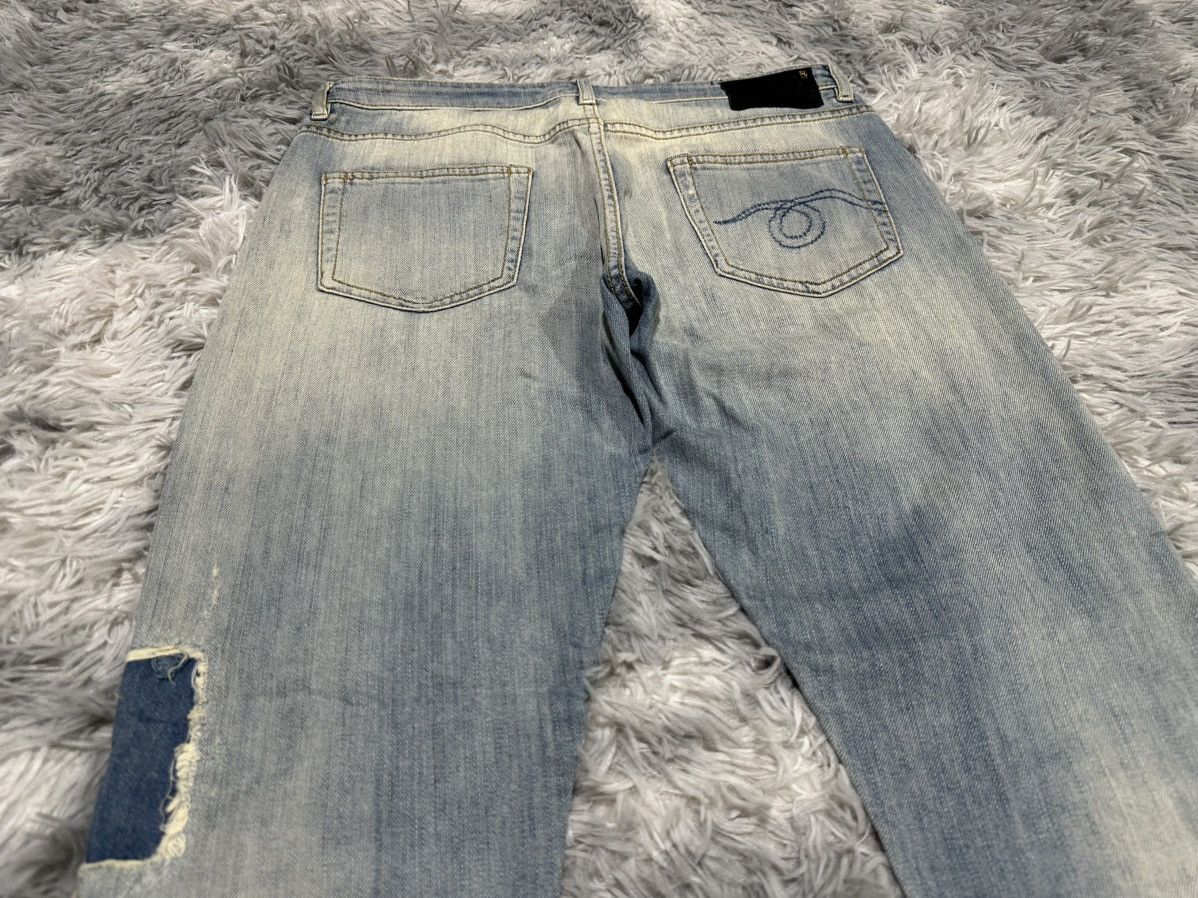 R13 🔥R13 Boy Skinny Denim Distressed Patchwork Size US 31 - 16 Thumbnail