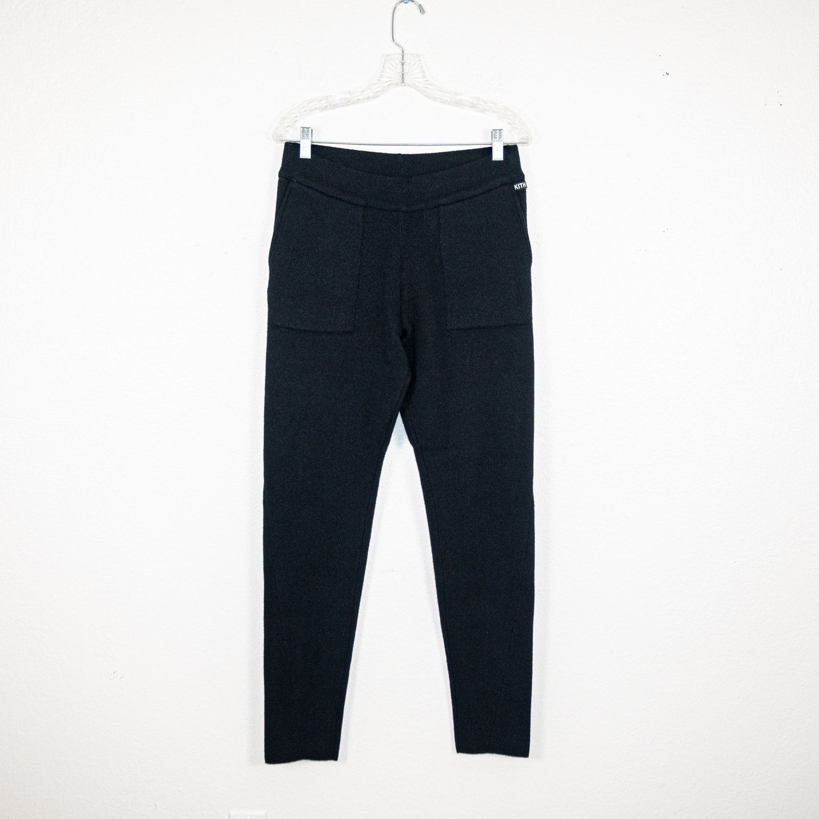 Kith KITH Heavy knit High-rise slim Pants in Black size Small Size 28" / US 6 / IT 42 - 1 Thumbnail