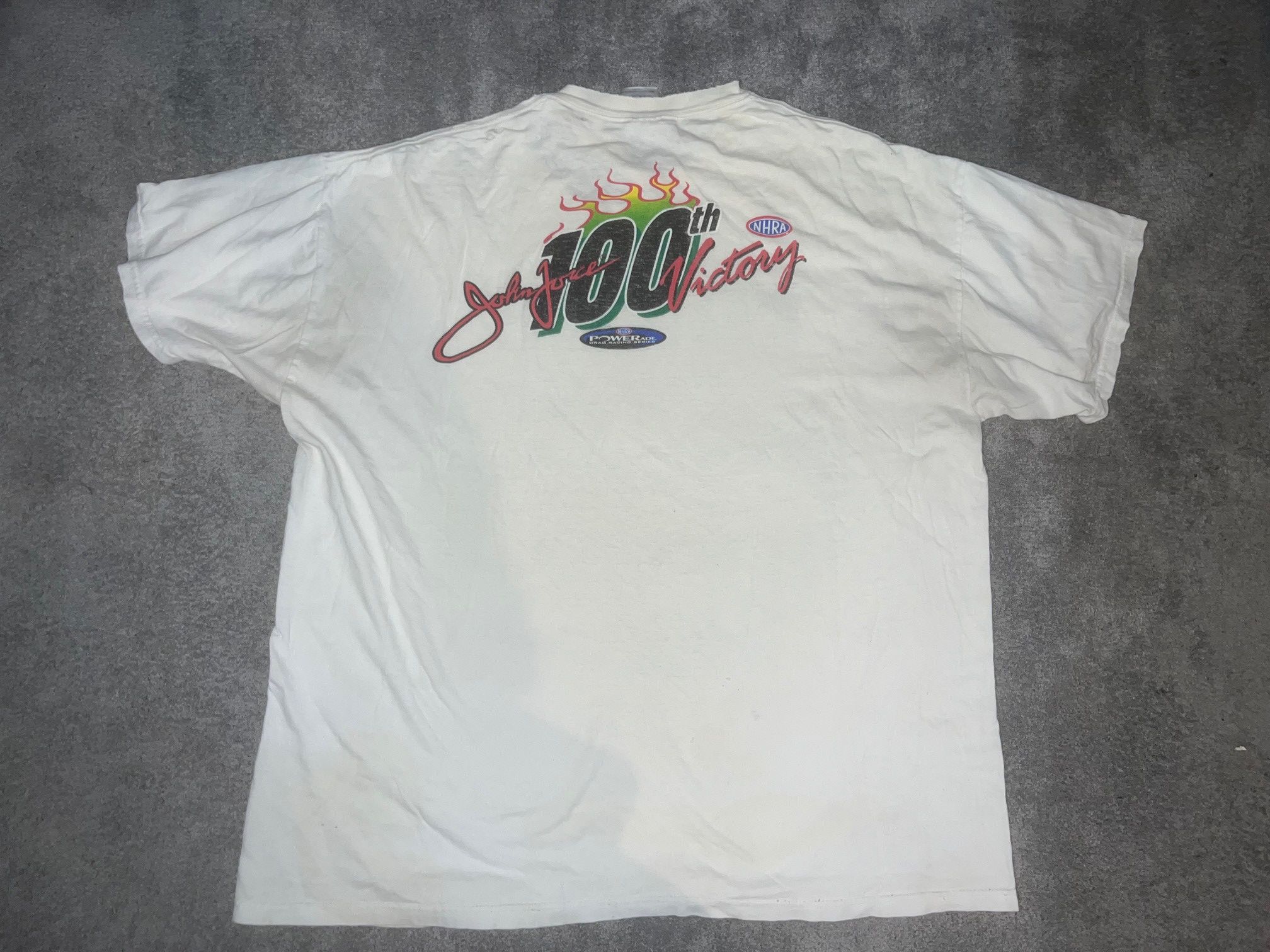 Vintage 2003 John Force 100th Victory NHRA Tee Size US XL / EU 56 / 4 - 2 Thumbnail