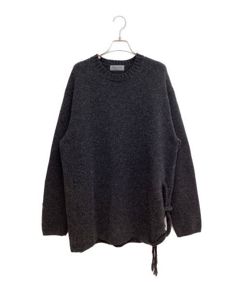 Yohji Yamamoto Yohji Yamamoto pour homme 23AW CREW NECK KNIT Size US L / EU 52-54 / 3 - 1 Thumbnail