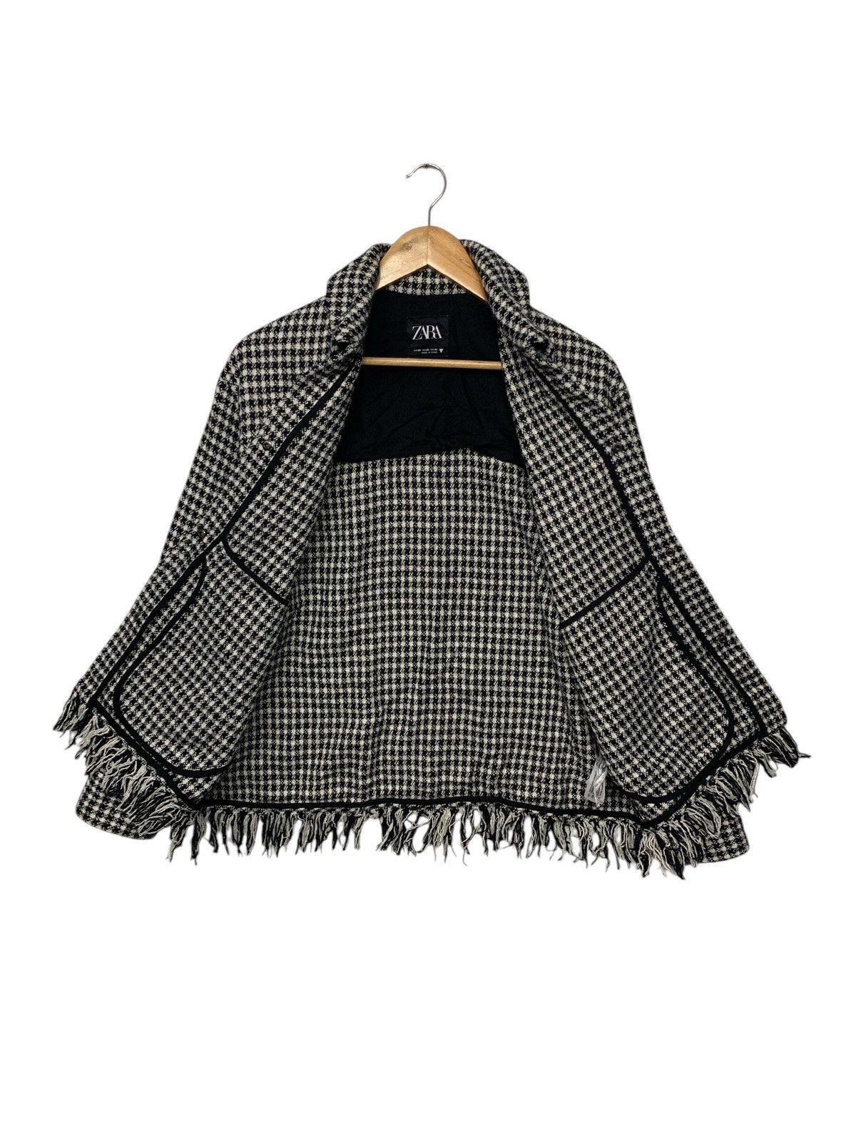 Japanese Brand × Zara Rare Zara Wool Jacket Snap Button Ups Size XS / US 0-2 / IT 36-38 - 3 Thumbnail