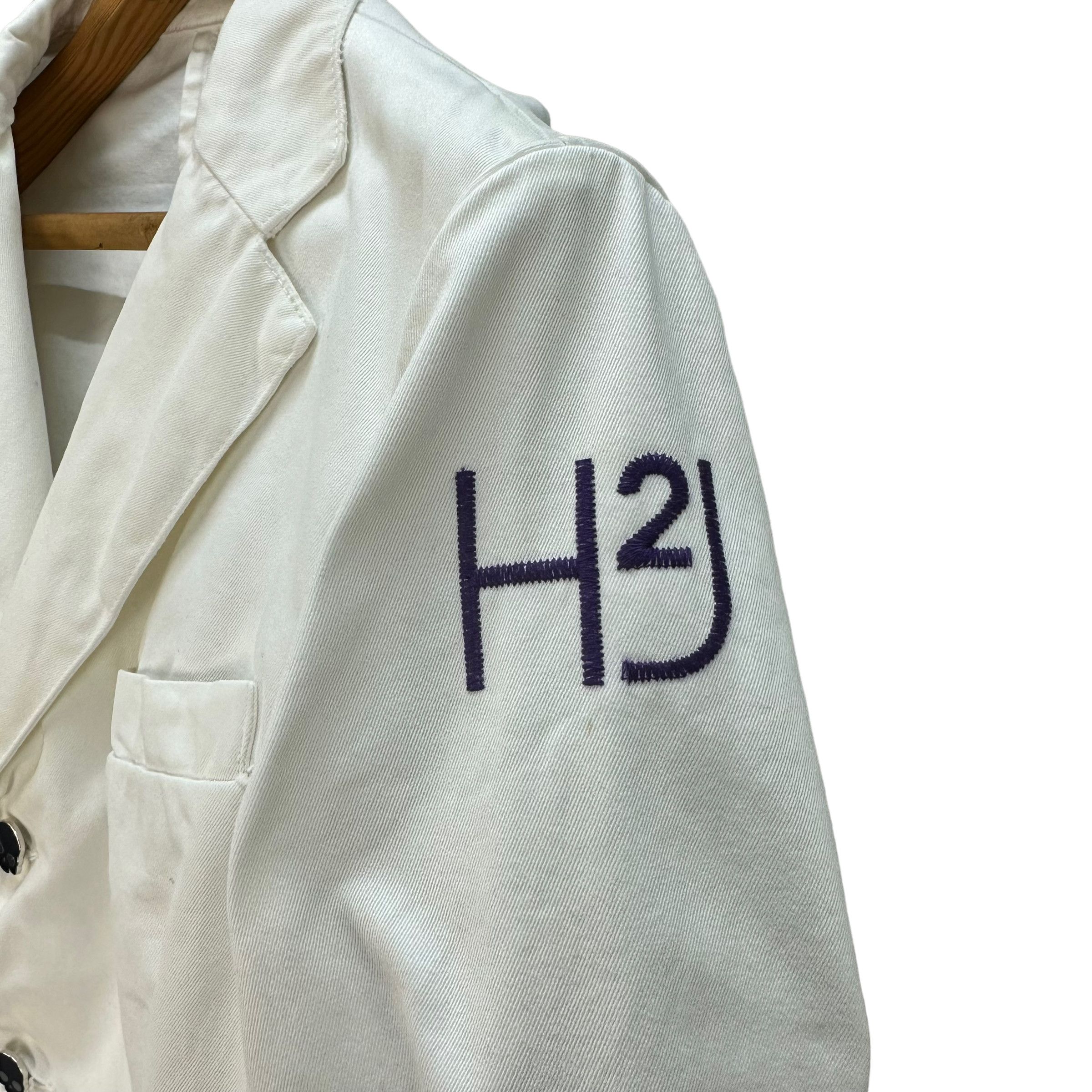 HYDROGEN HYDROGEN GIACCA DENIM SKULL BUTTON CASUAL JACKET #8184-210 Size US M / EU 48-50 / 2 - 9 Thumbnail
