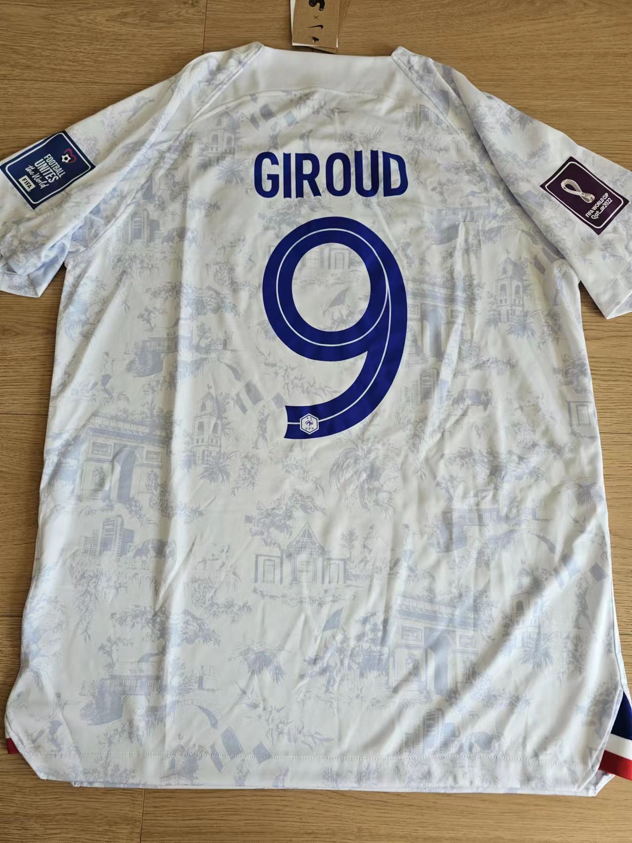 2022 World Cup France Olivier Giroud Jersey Away M