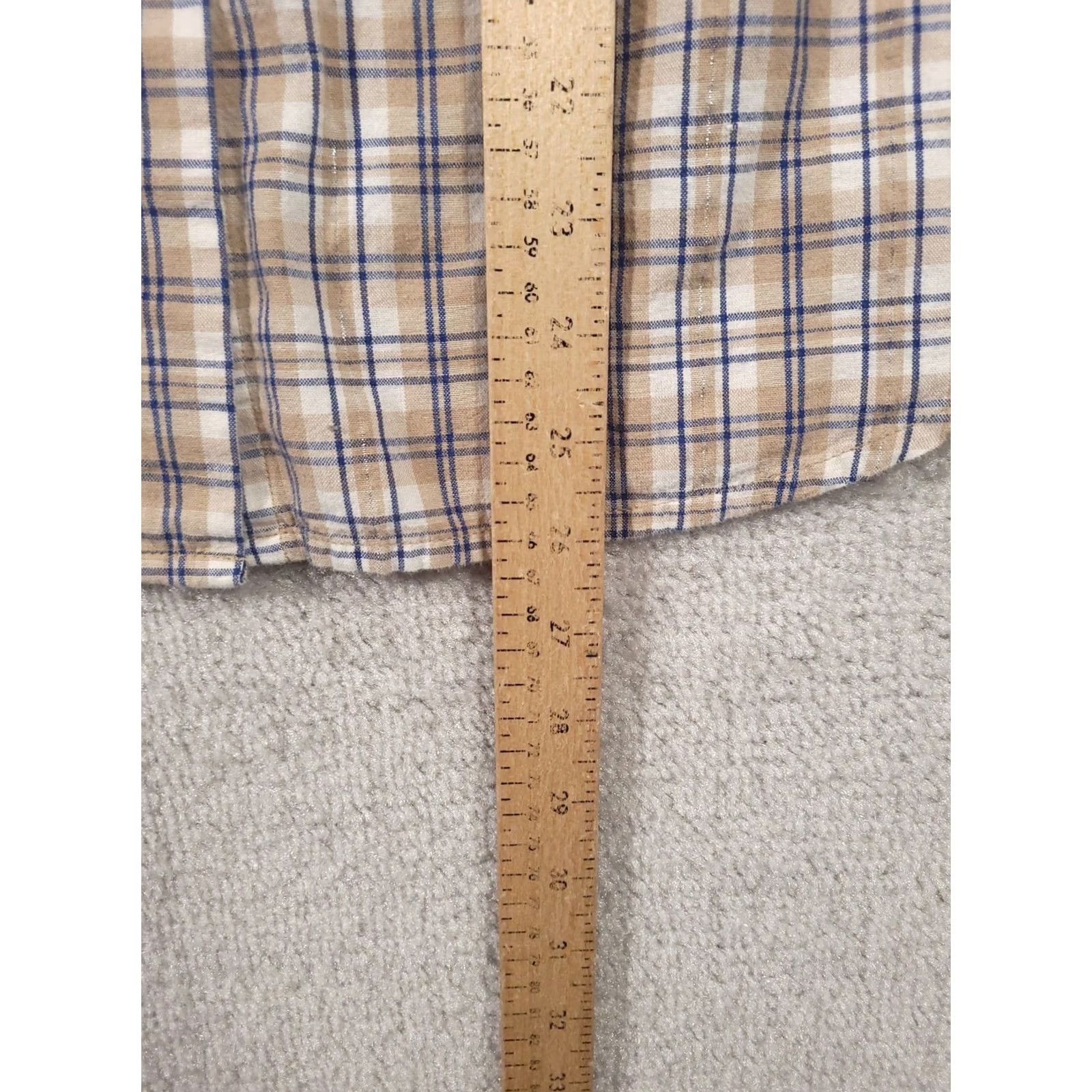 Disney Disney Eeyore Plaid Button Up Shirt Womens S Embroidered Metallic Embellished Size S / US 4 / IT 40 - 6 Thumbnail