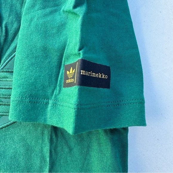 Adidas NWT Adidas X Marimekko Emerald Green Trefoil Embroidered Sz Size XS / US 0-2 / IT 36-38 - 5 Thumbnail