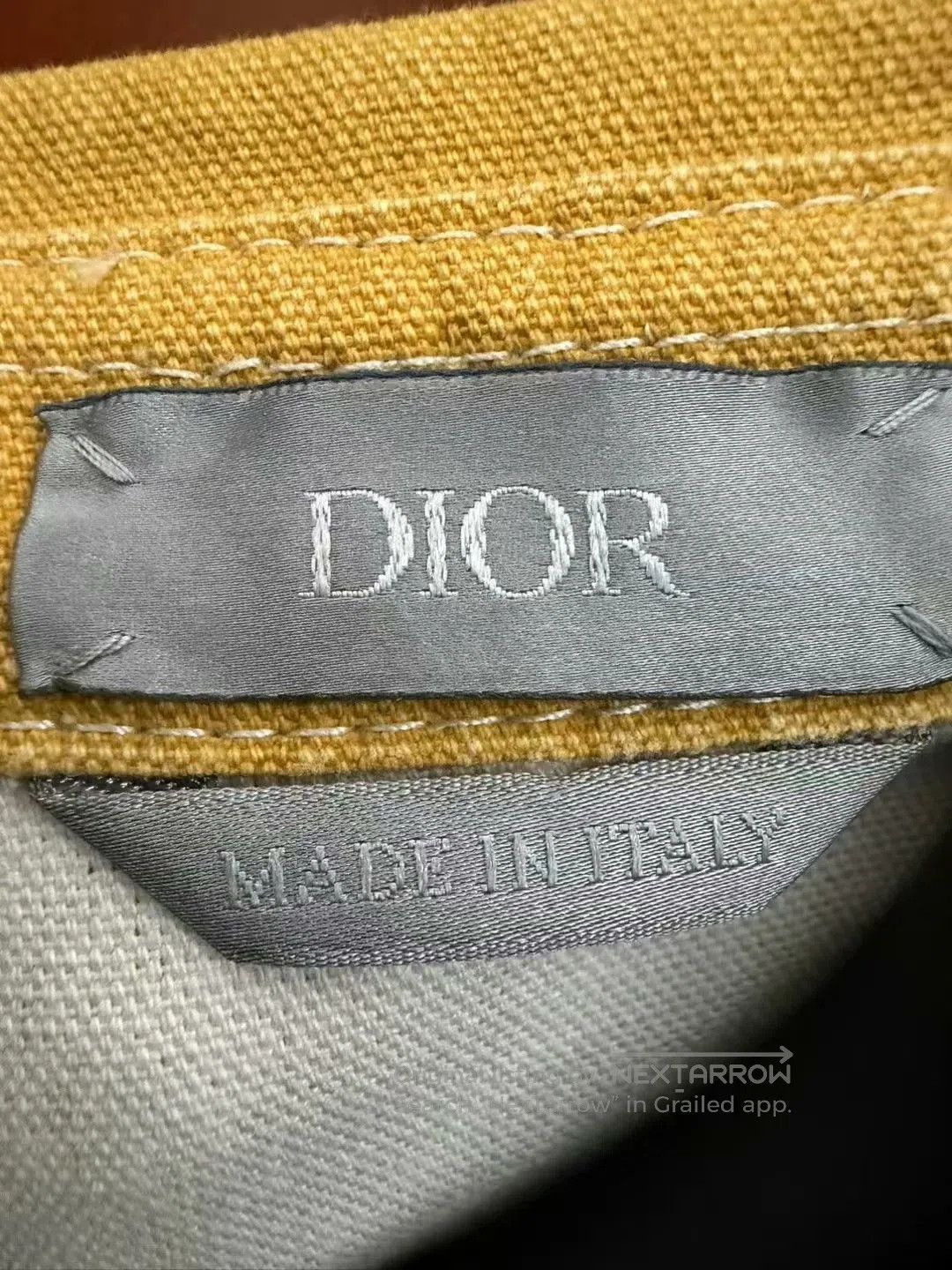 Dior dior x stone island yellow denim shirt. Size US L / EU 52-54 / 3 - 3 Thumbnail