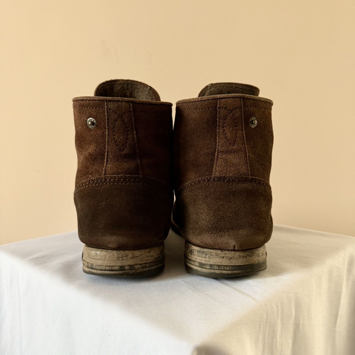 Diesel RARE Diesel Faded Distressed Brown Ankle Avantgarde Boots Size US 8 / EU 41 - 9 Thumbnail
