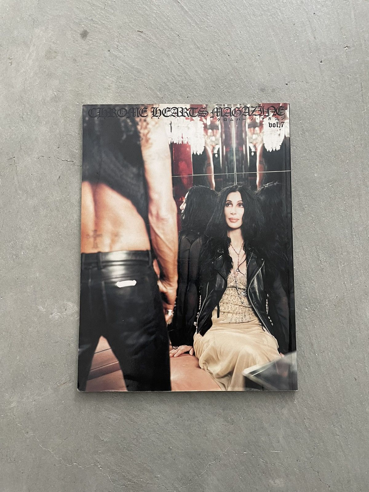 image of Chrome Hearts Magazine Cher in Black, Men's