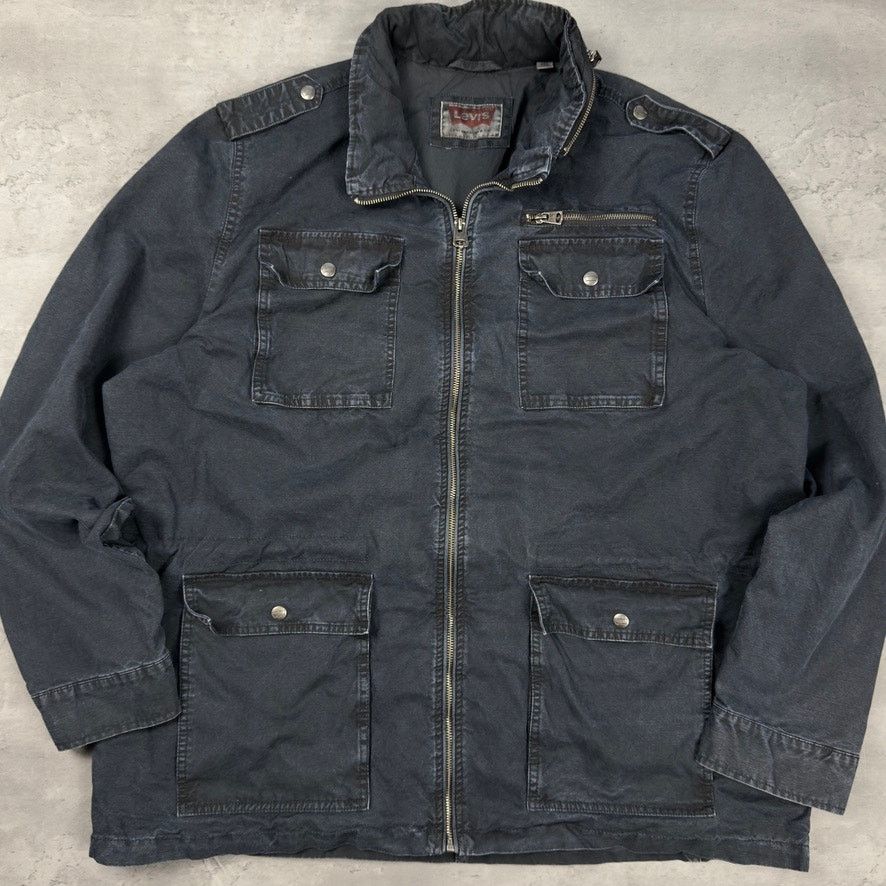 Levi's Levi's Cargo Pocket Heavy Jacket with Packable Hood Size US XXL / EU 58 / 5 - 1 Thumbnail