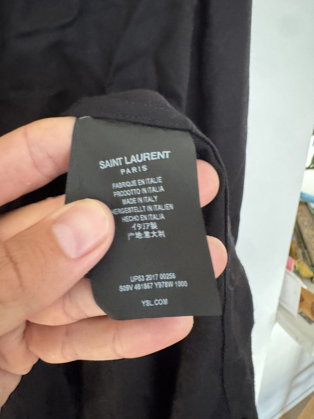 Saint Laurent Paris Hidden buttons Heavy Viscose shirt Size US L / EU 52-54 / 3 - 5 Thumbnail