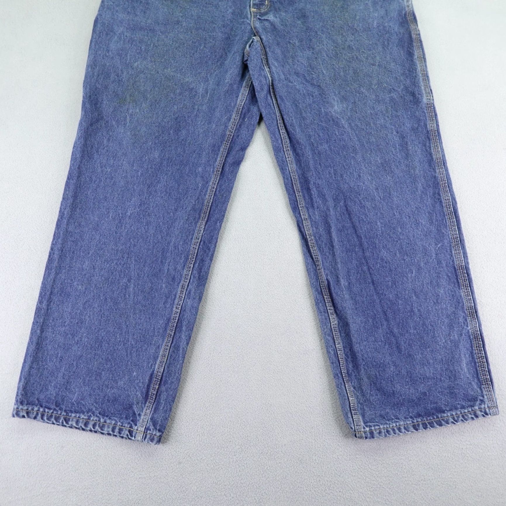 Carhartt VINTAGE Carhartt Jeans Men 40X30 Blue Denim Dungaree Flame Resistant Workwear Size US 38 / EU 54 - 5 Thumbnail