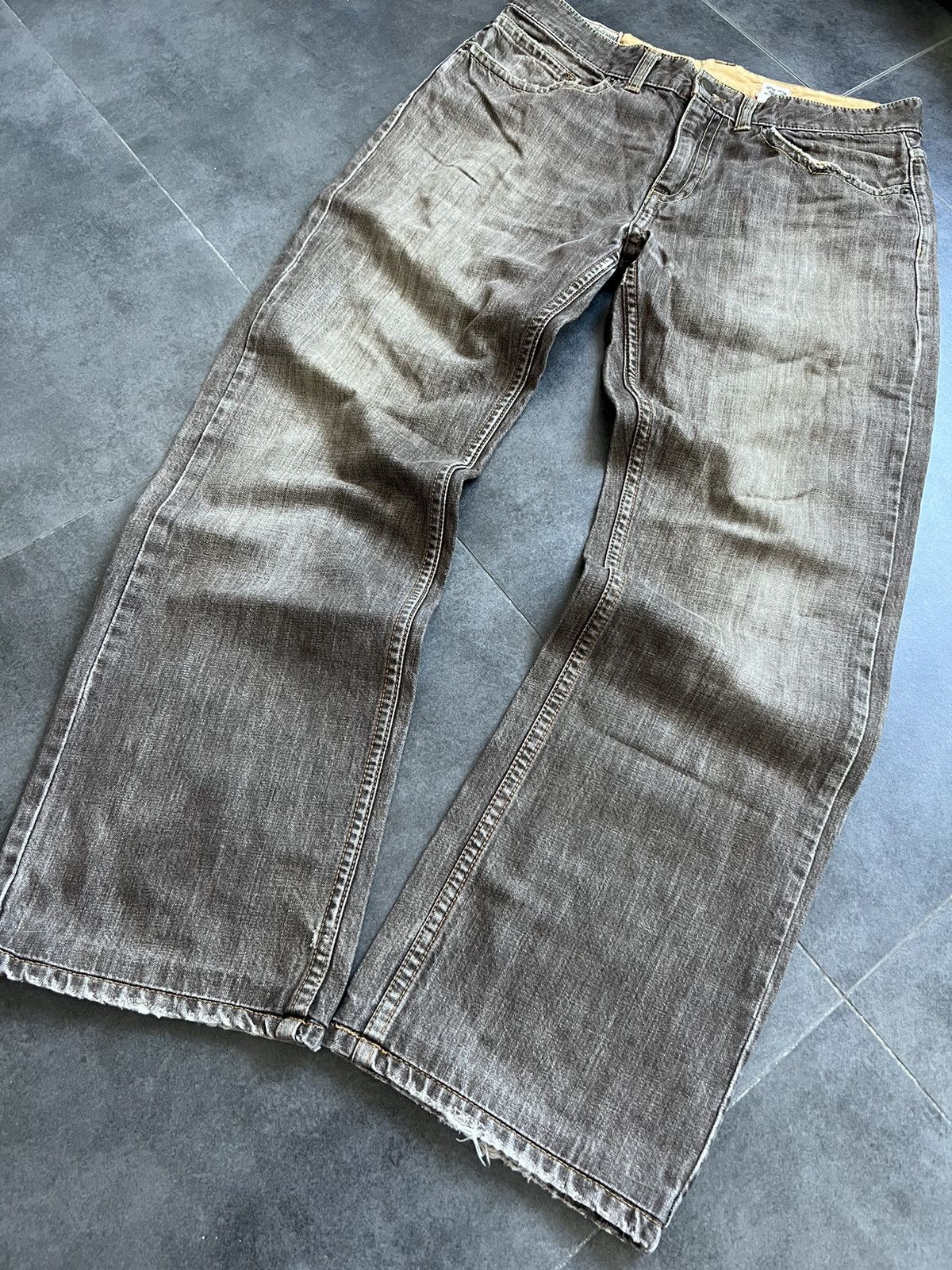 Timberland × Vintage Vintage Timberland Flared Faded Pants Travis Y2K Size US 33 - 3 Thumbnail