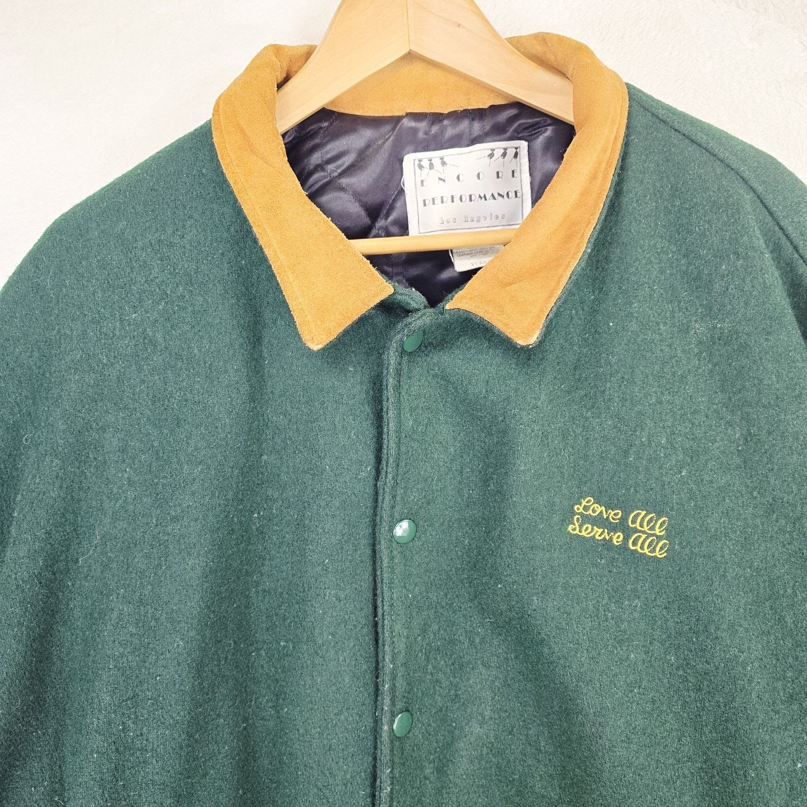 Hard Rock Cafe Vintage Hard Rock Cafe Honolulu Bomber Jacket XL Wool Size US XL / EU 56 / 4 - 4 Thumbnail