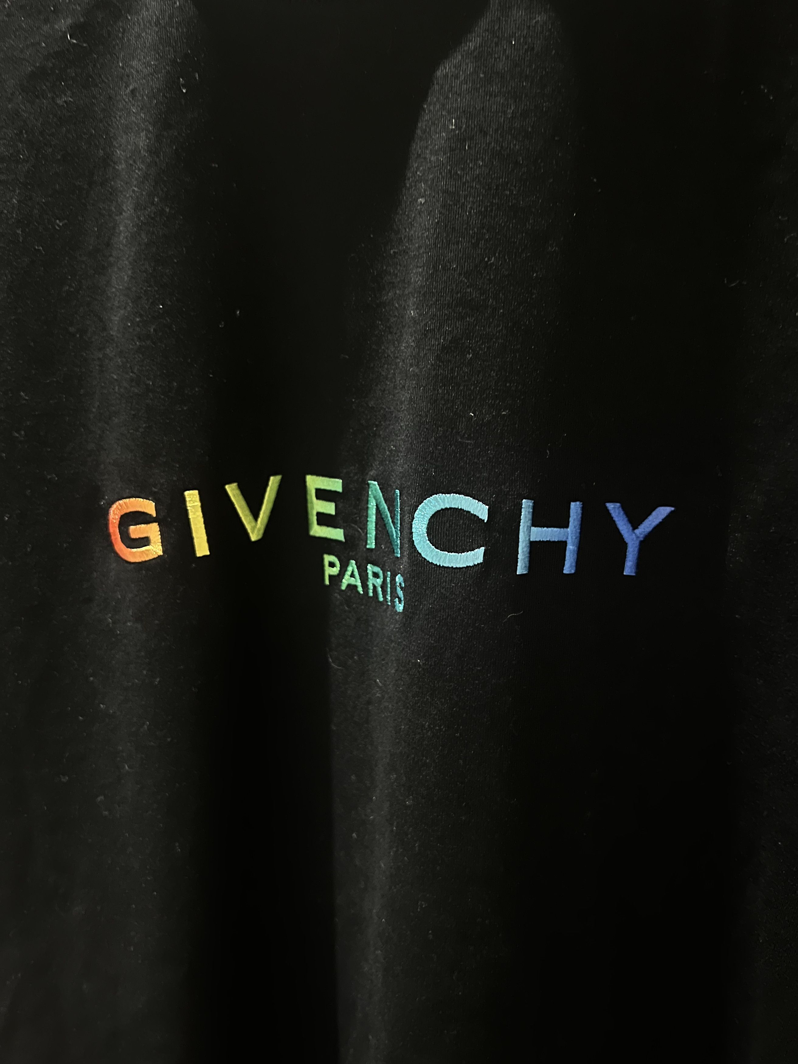 Givenchy Givenchy Multicolour Embroidery Logo T Size US XL / EU 56 / 4 - 5 Thumbnail