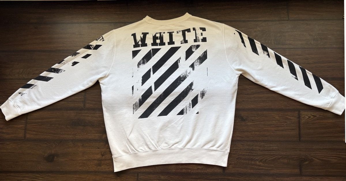 Off-White Off-White Caravaggio “Annunciation” Sweatshirt – White (XL) Size US XL / EU 56 / 4 - 2 Thumbnail