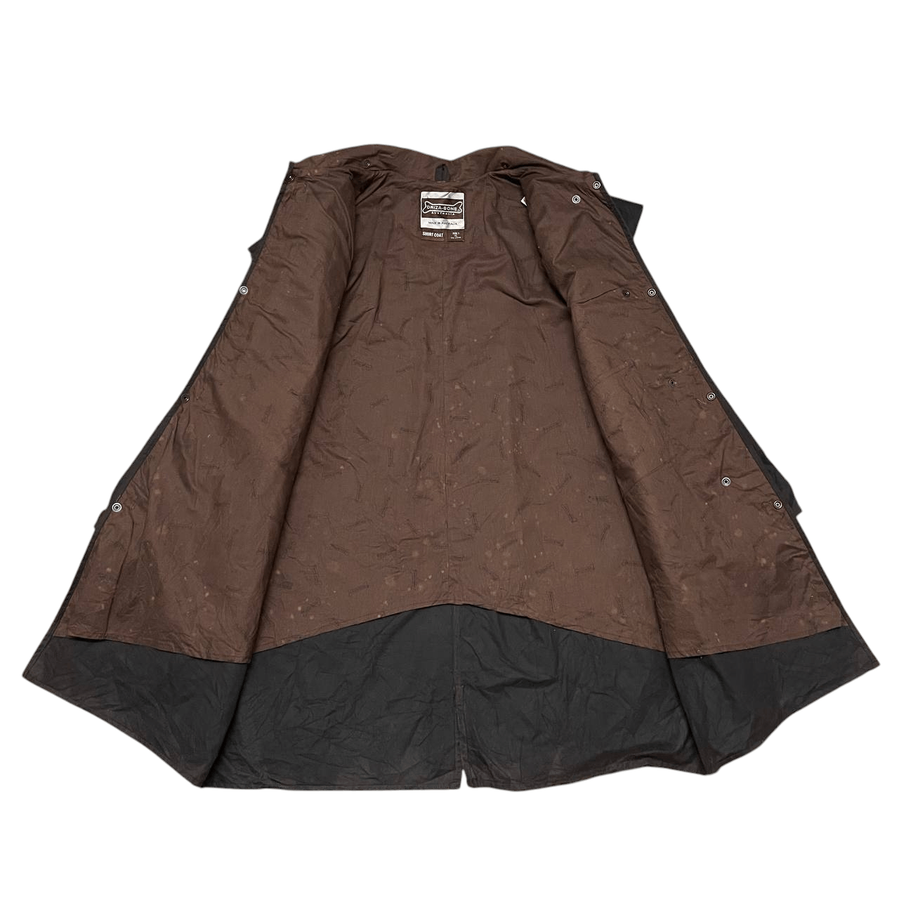 Man Made In Australia Vintage Driza Bon Waxed Riding Short Coat Size US XL / EU 56 / 4 - 9 Thumbnail