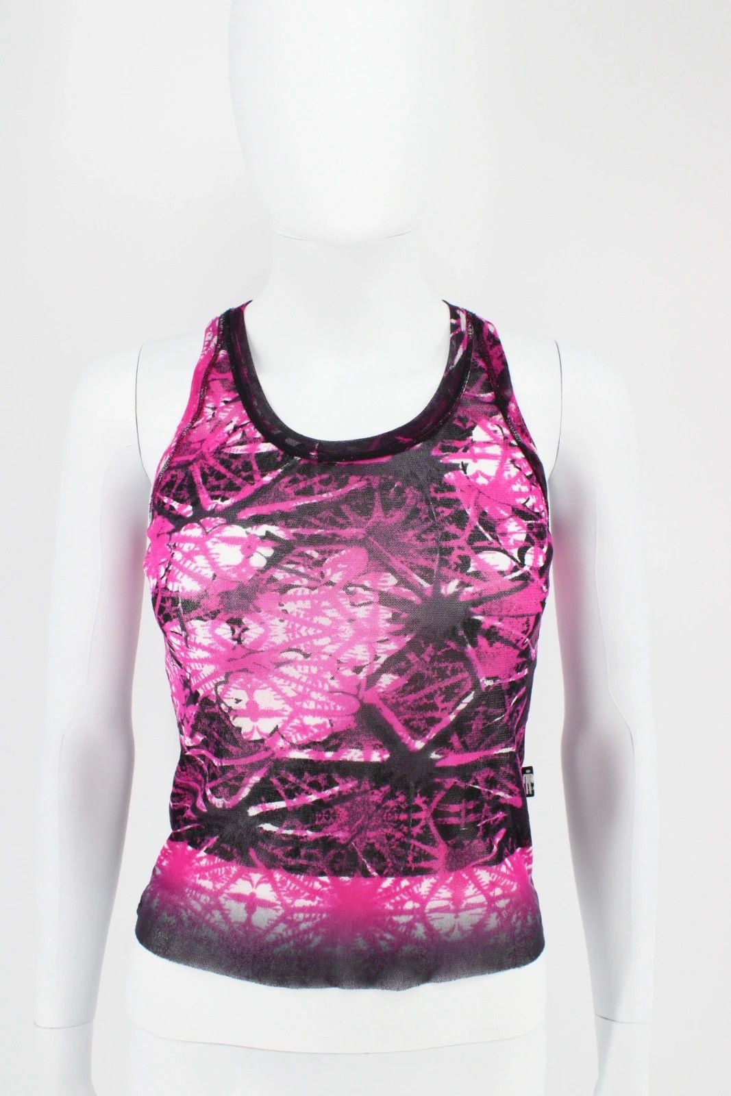 Jean Paul Gaultier Archive JPG Vrus Mesh Tank Top Size S / US 4 / IT 40 - 10 Thumbnail