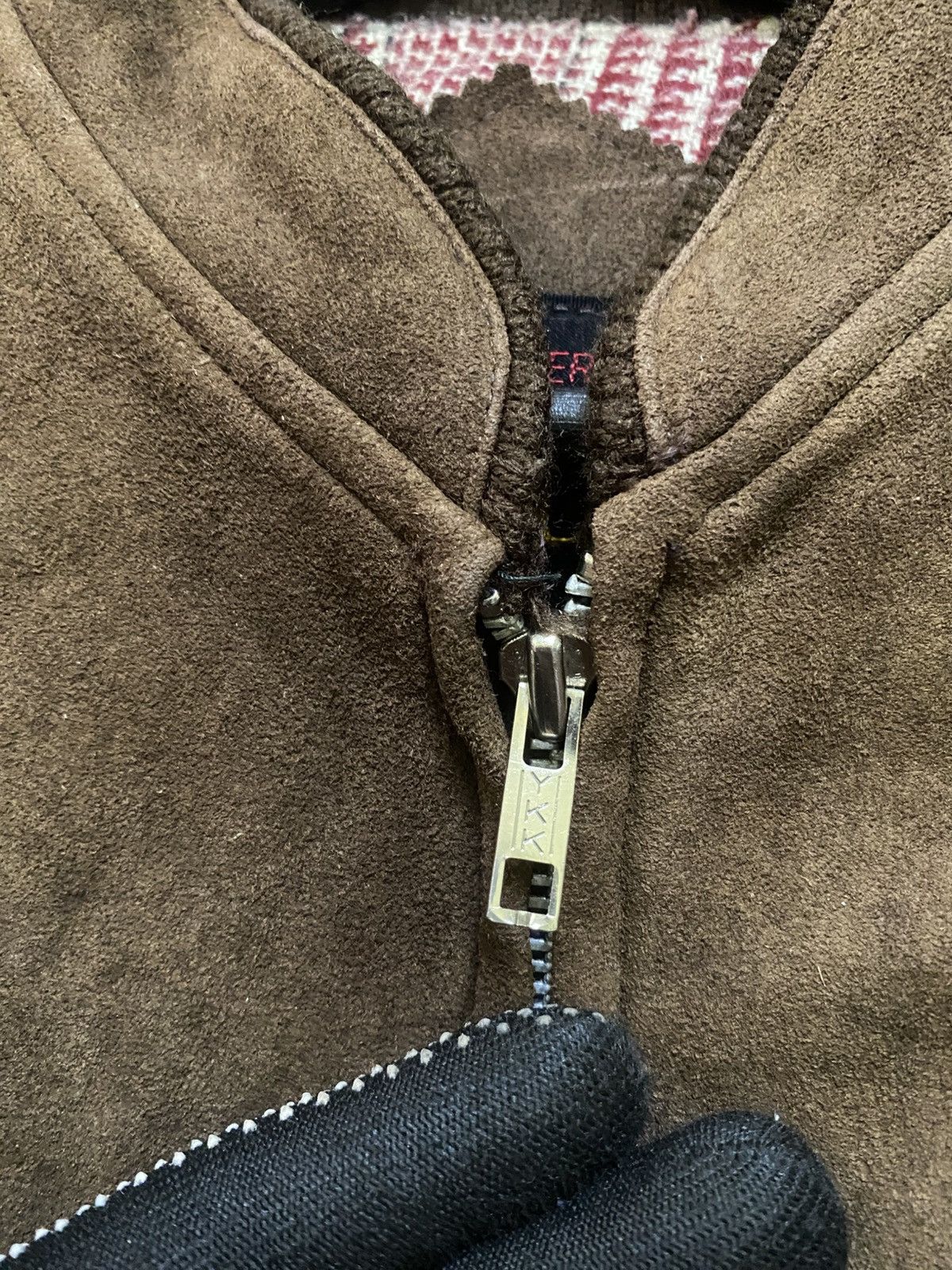 Japanese Brand Vintage 80s Eroica Tokyo Osaka Brown Suede Leather Bomber Size US M / EU 48-50 / 2 - 8 Thumbnail