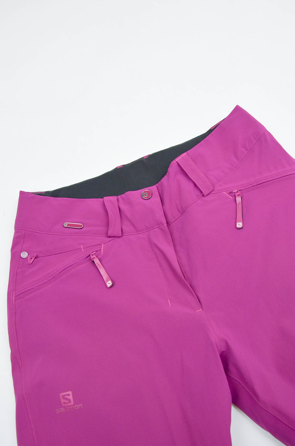 Salomon Salomon ClimaPro Ski Pants Magenta Waterproof Snow - Size S Size 30" / US 8 / IT 44 - 4 Thumbnail