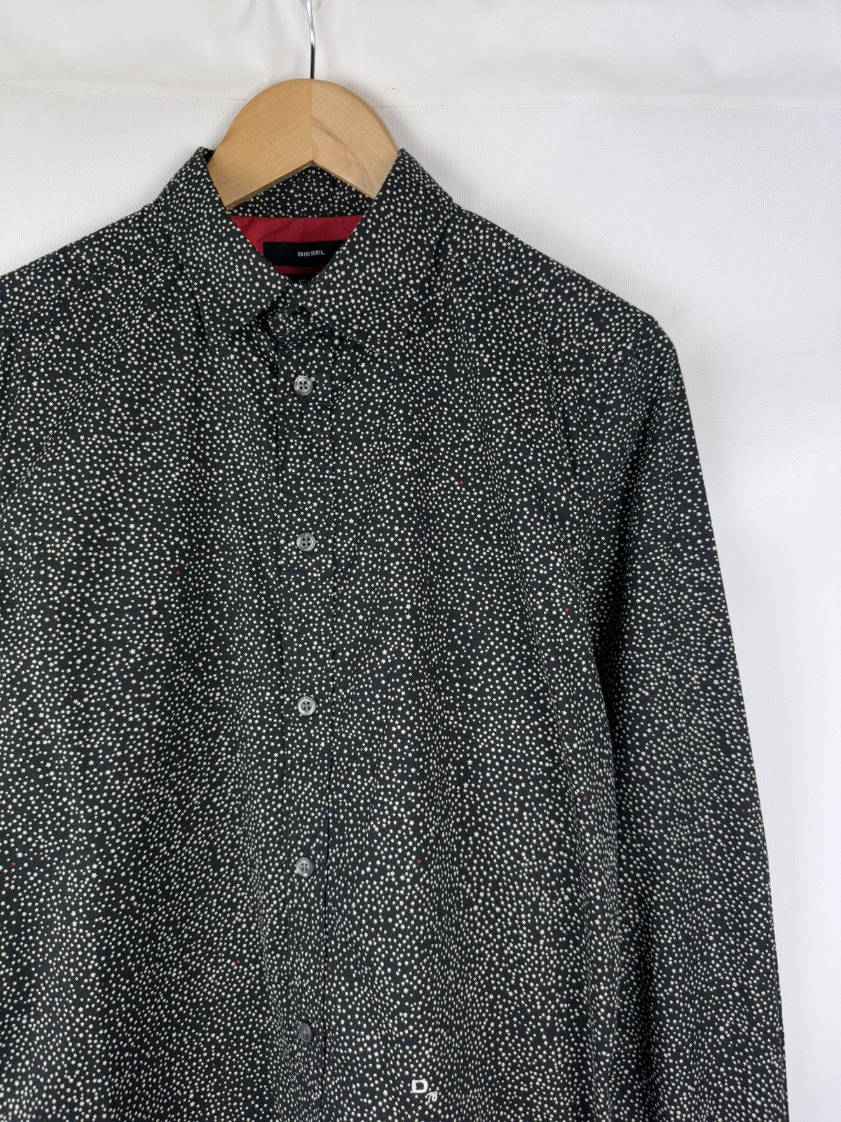 Diesel Diesel Men’s Patterned Long Sleeve Button Up Shirt Size US M / EU 48-50 / 2 - 5 Thumbnail