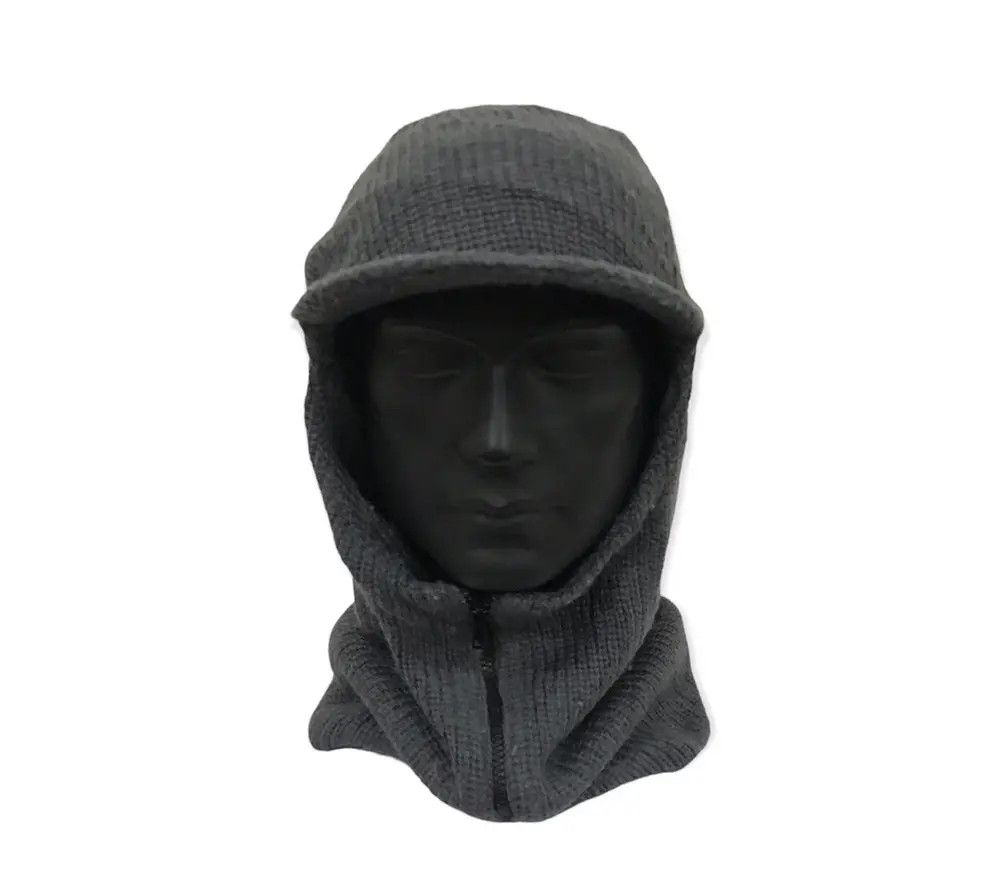 Japanese Brand Japanese Brand Masked Plain Beanie Hat Size ONE SIZE - 1 Thumbnail