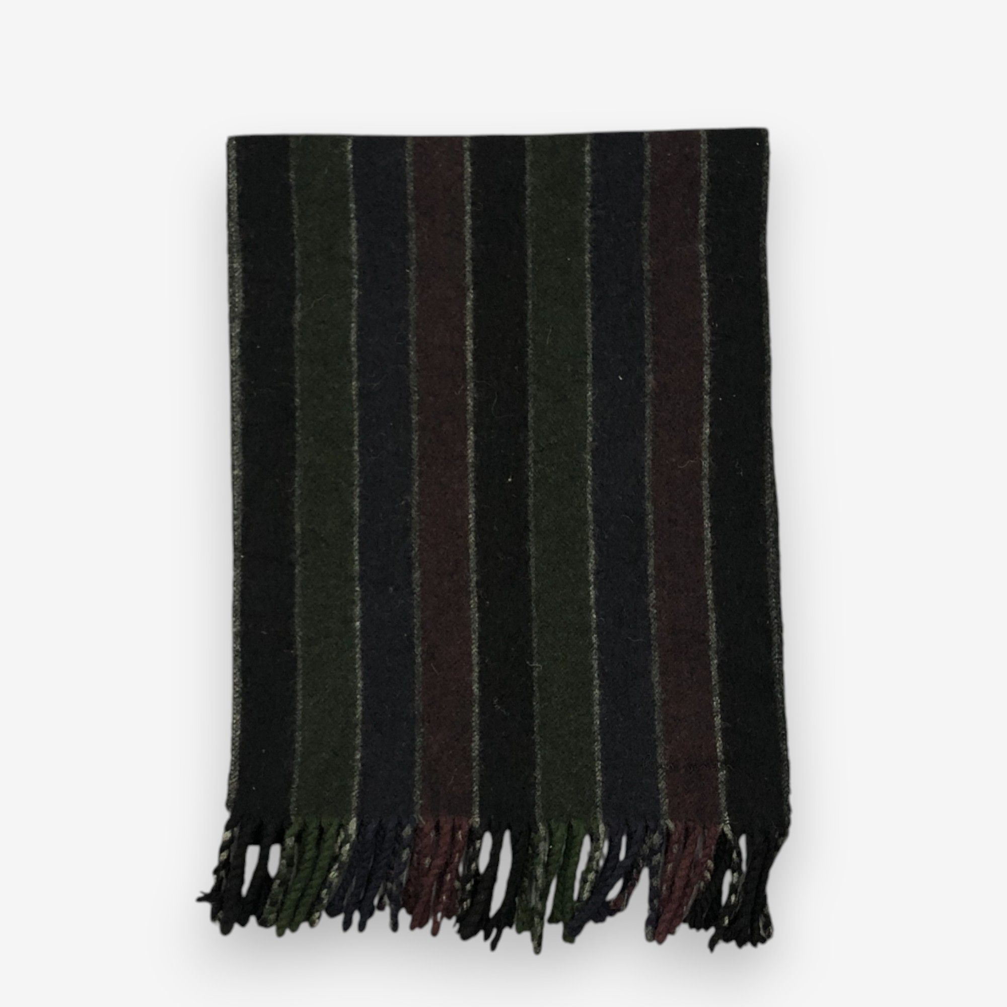 Paul Smith Vintage Paul Smith Scarf Muffler Wool Winter Fringe Scarves Size ONE SIZE - 2 Thumbnail
