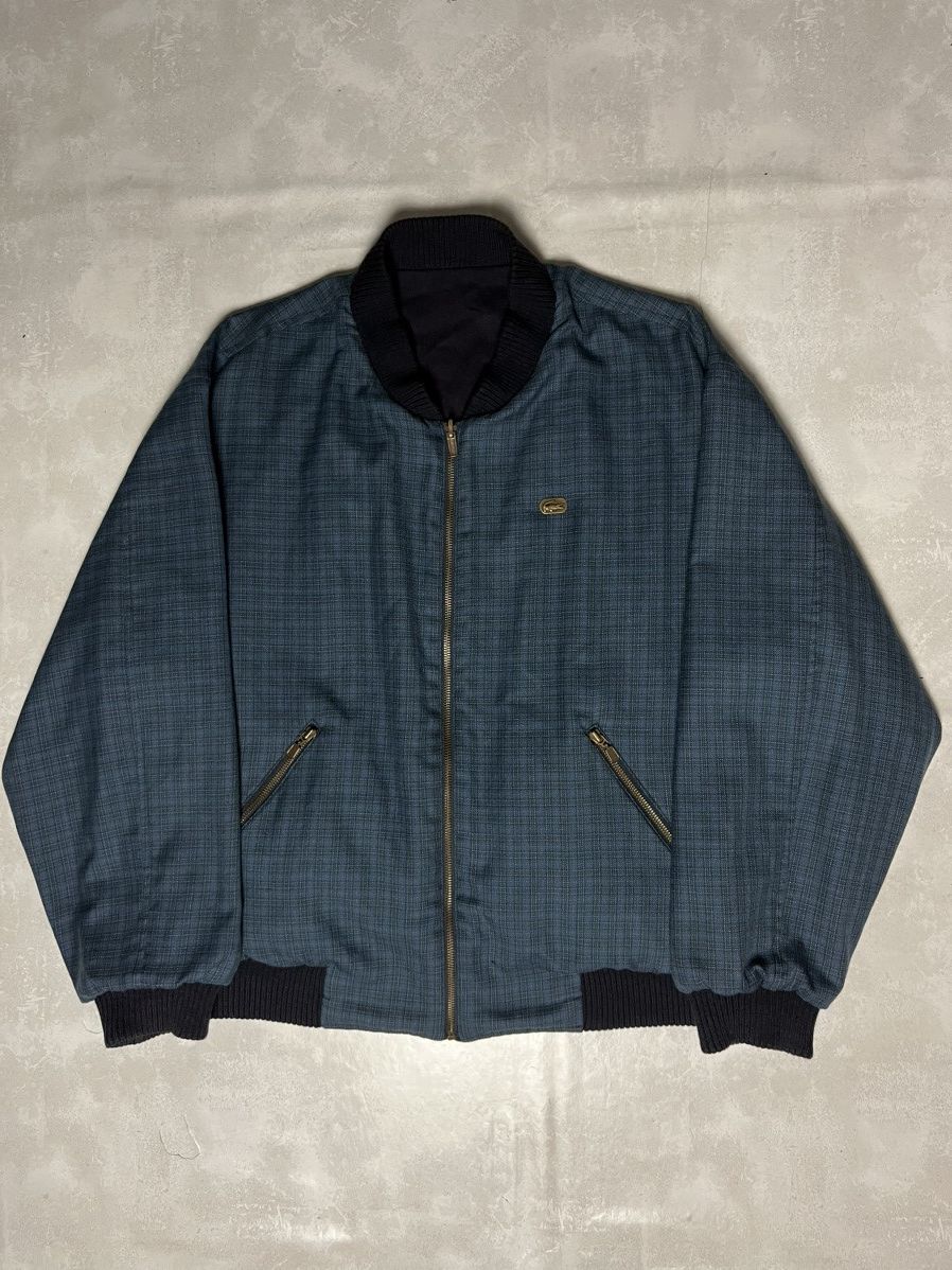 Lacoste Vintage Reversible 90s Lacoste Wool Bomber Varsity Jacket Size US L / EU 52-54 / 3 - 1 Thumbnail