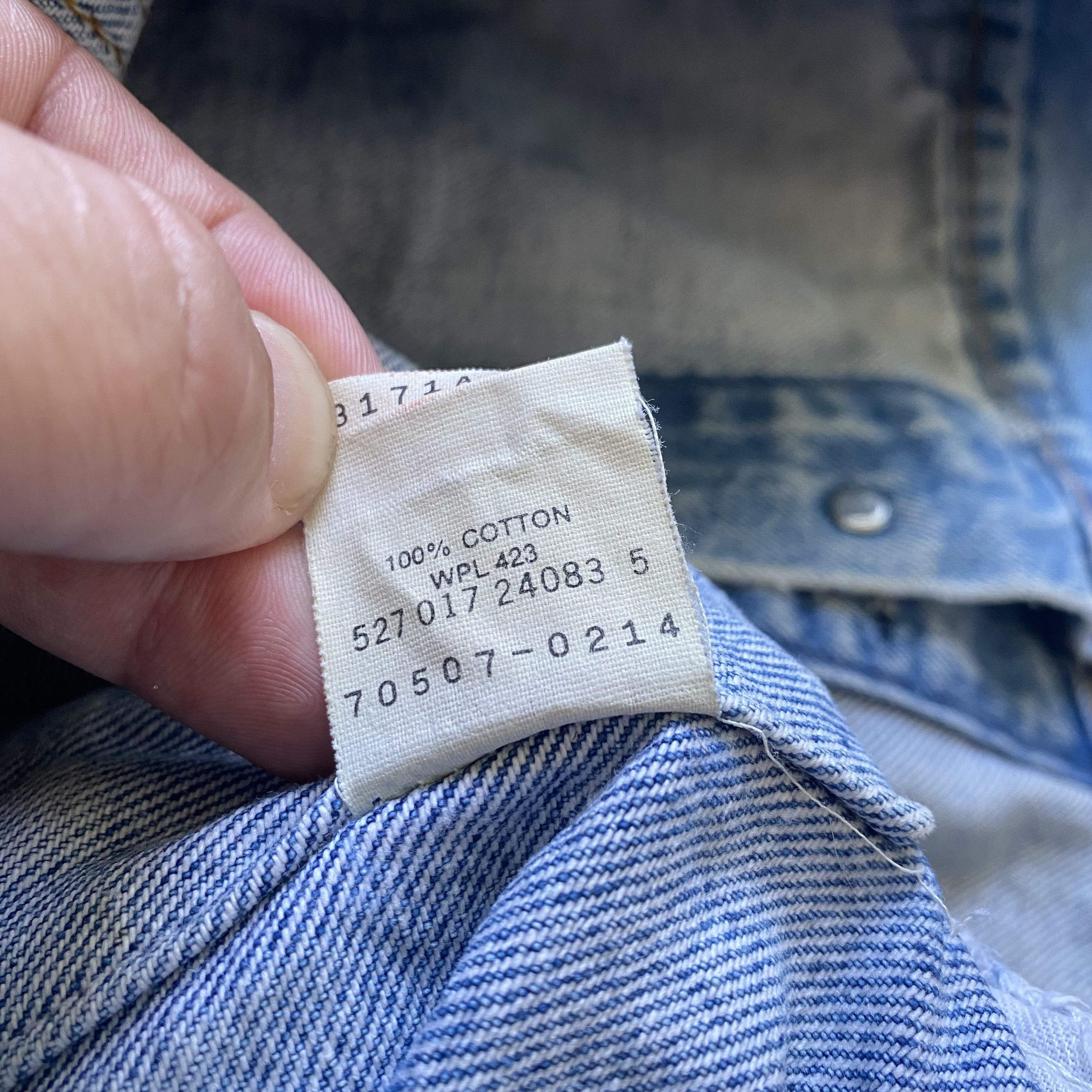 Levi's Vintage Clothing Vintage 80-90s Faded Levis denim jacket Made in USA Size US M / EU 48-50 / 2 - 9 Thumbnail