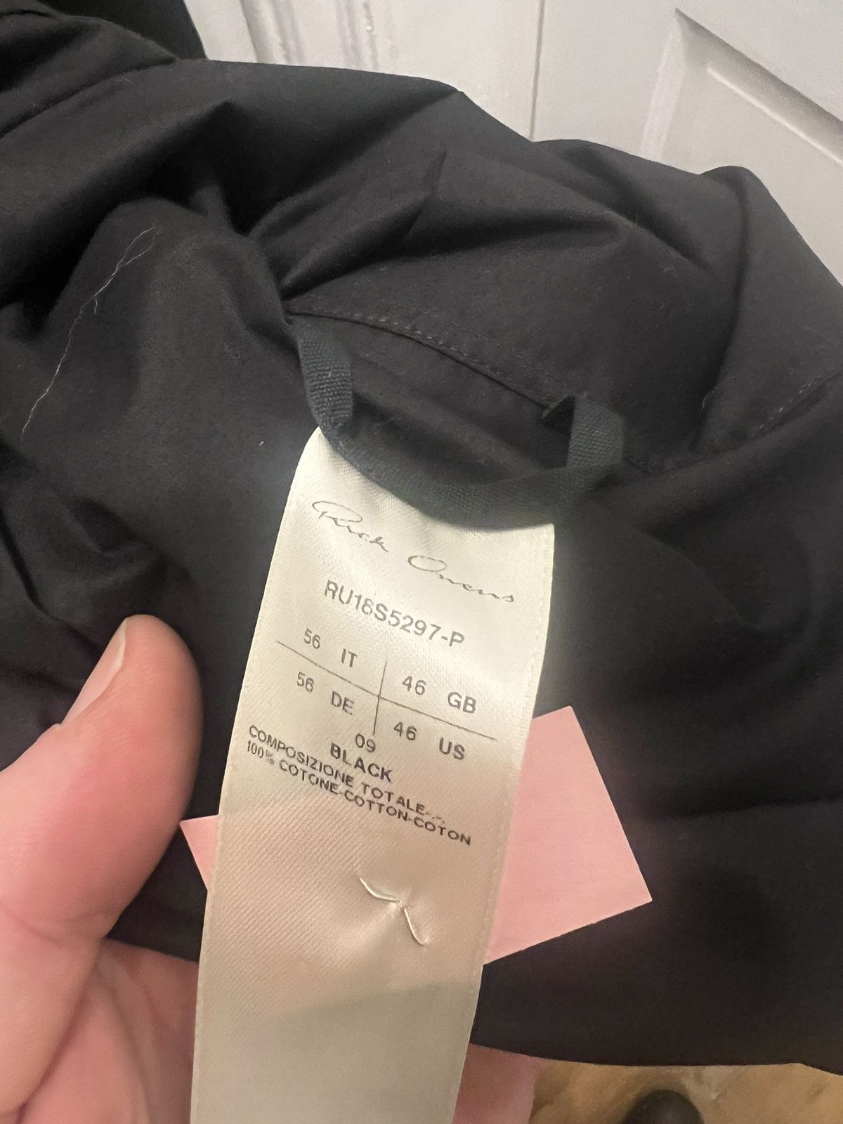 Rick Owens S/S18 $870 “Dirt” Minimal Button Up Size US XL / EU 56 / 4 - 3 Thumbnail