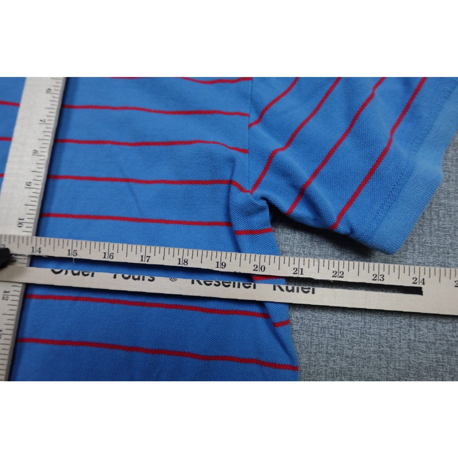 Nike VINTAGE Nike Polo Adult XL Blue Striped Golf Retro Swoosh Stretch Activewear Size US XL / EU 56 / 4 - 7 Thumbnail