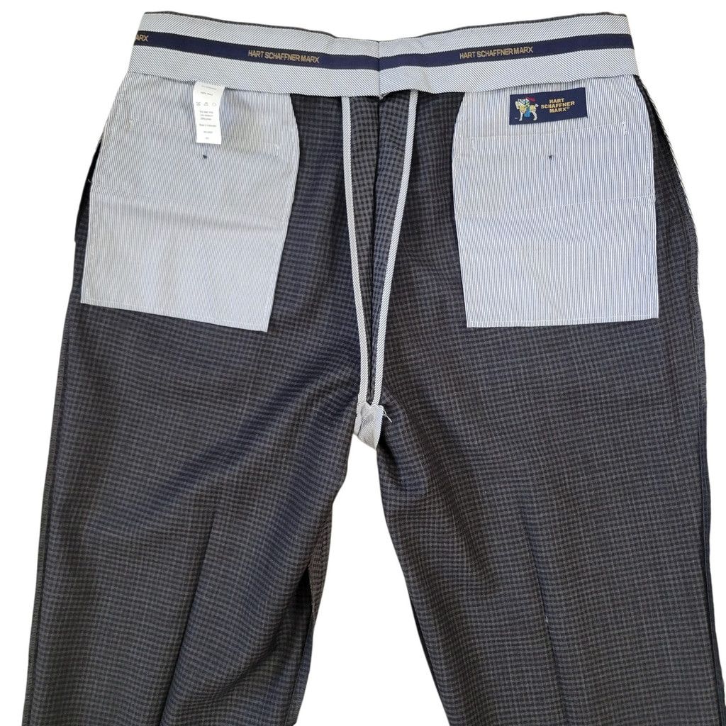 Hart Schaffner Marx Hart Schaffner Marx Men Slim-Fit Flat Front Wool Pants 38/30 Size US 38 / EU 54 - 10 Thumbnail