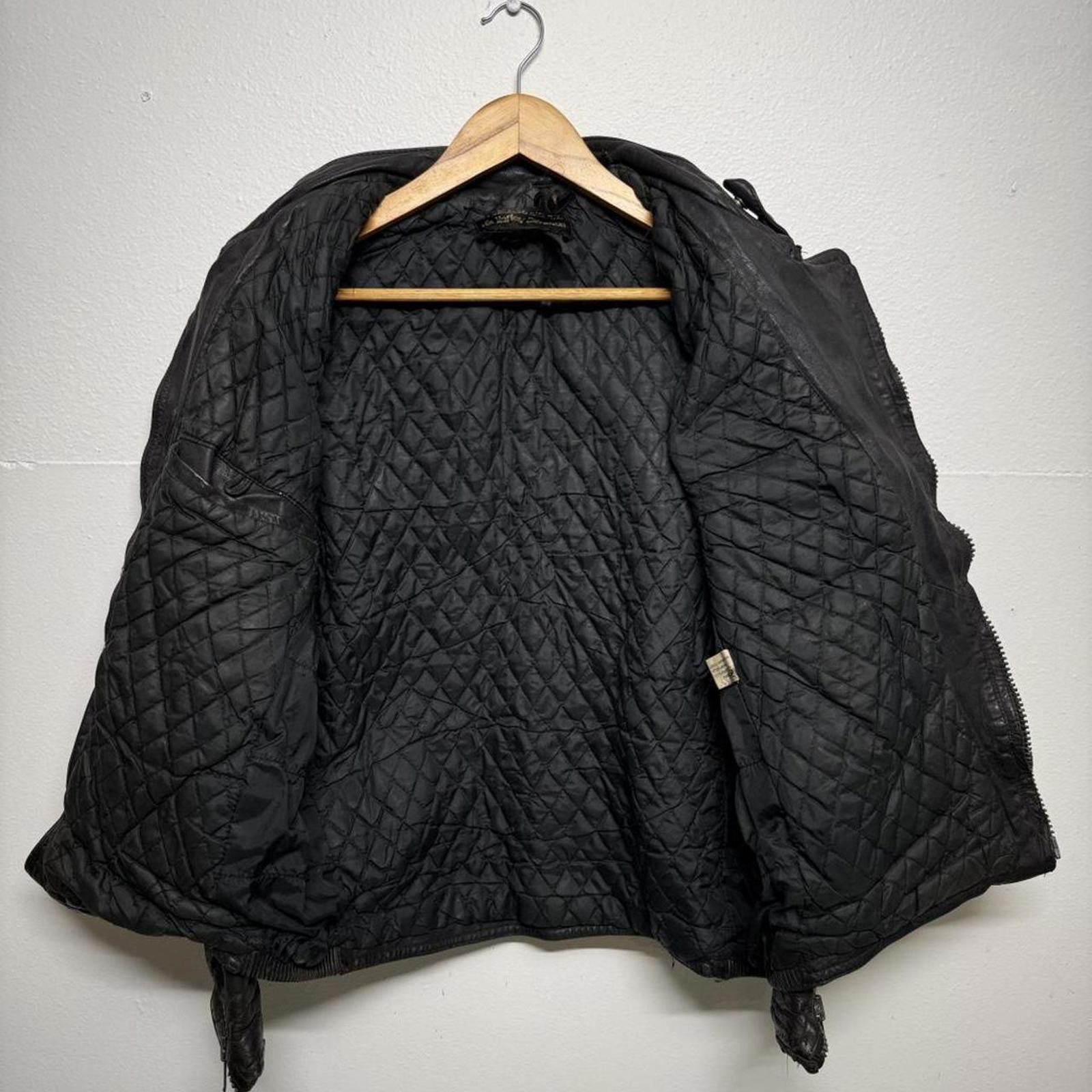 Harley Davidson 1980s Harley Davidson moto lined motorcycle jacket Size 42 Size US M / EU 48-50 / 2 - 3 Thumbnail