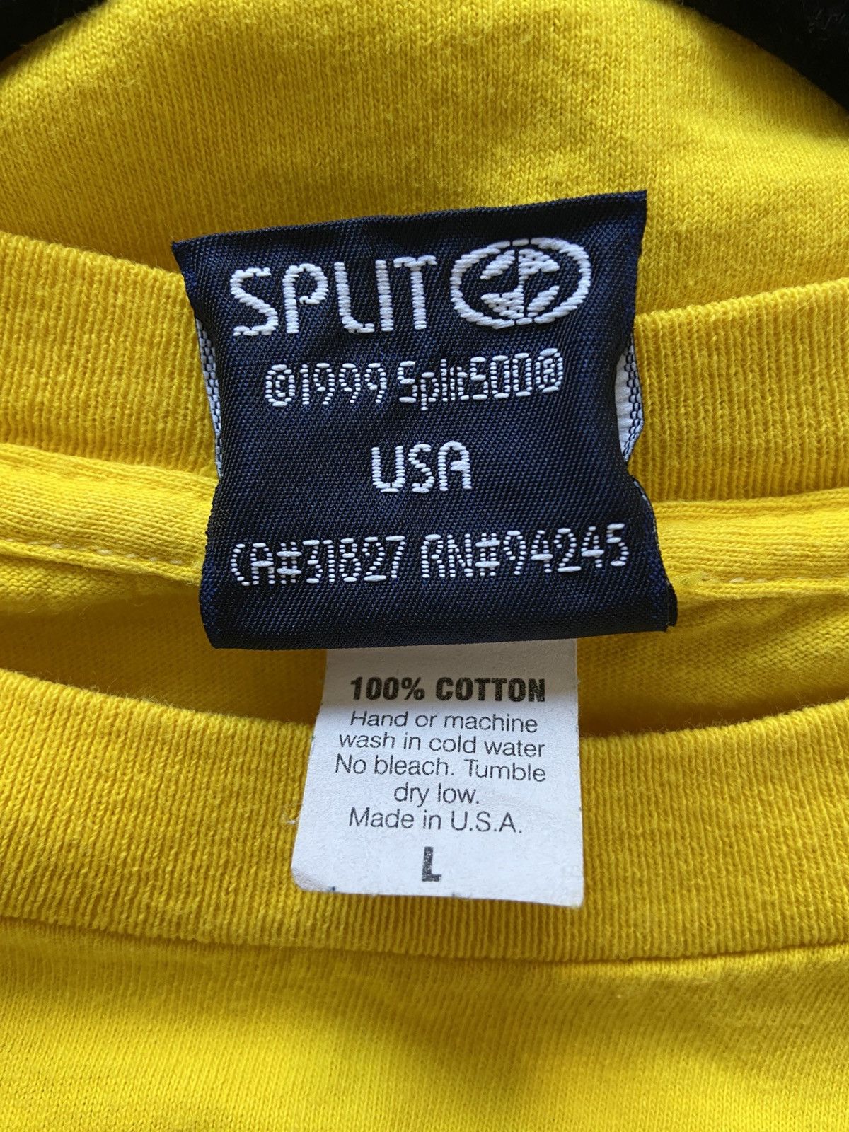 Split Vintage Split Skate T Shirt Made in USA Size US L / EU 52-54 / 3 - 6 Thumbnail