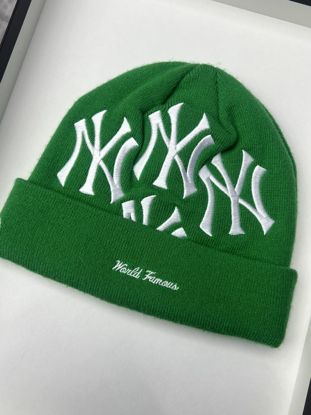 Supreme Supreme x New York Yankees New Era Beanie Size ONE SIZE - 2 Thumbnail