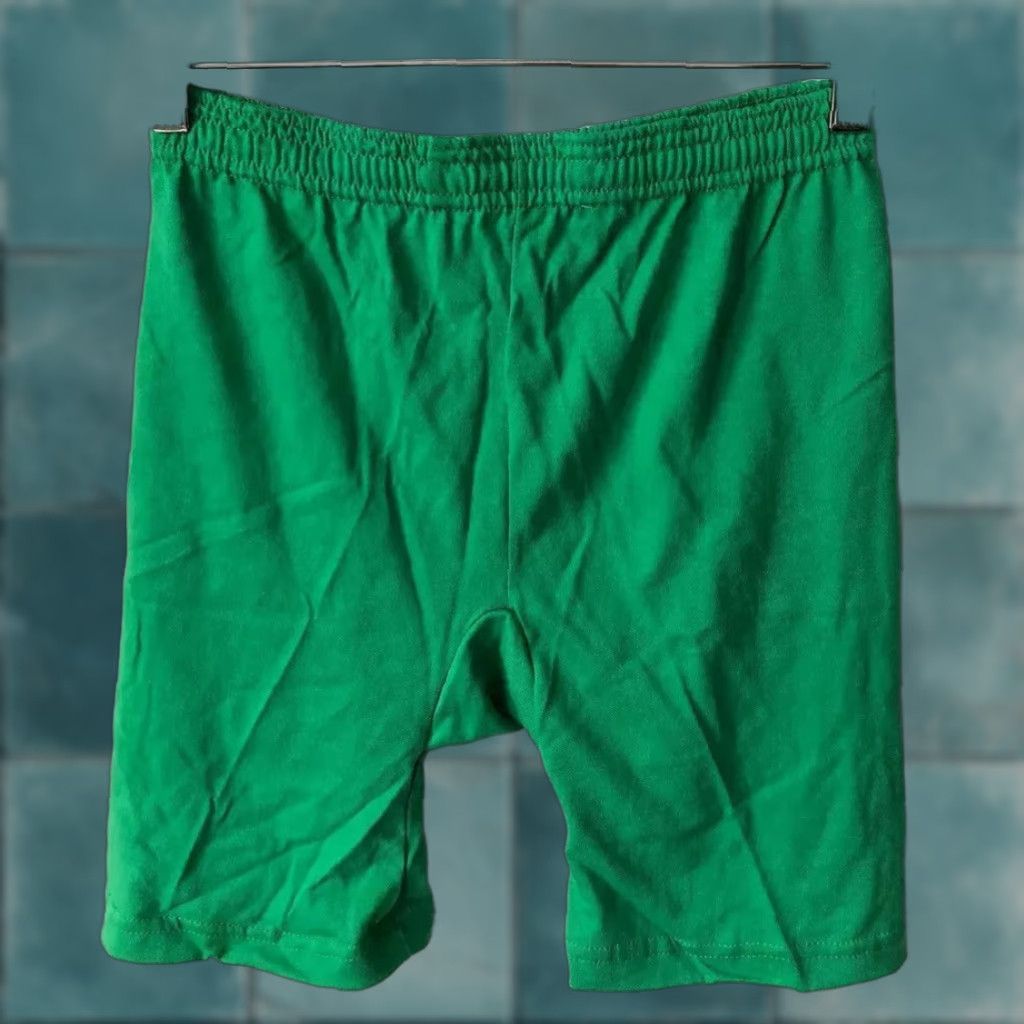 Russell Athletic VINTAGE Russell Athletic Mens Shorts Athletic 90s Green Cotton Blend Drawstring NWOT Deadstock 9” rise 4.5” inseam Size US 29 - 1 Thumbnail