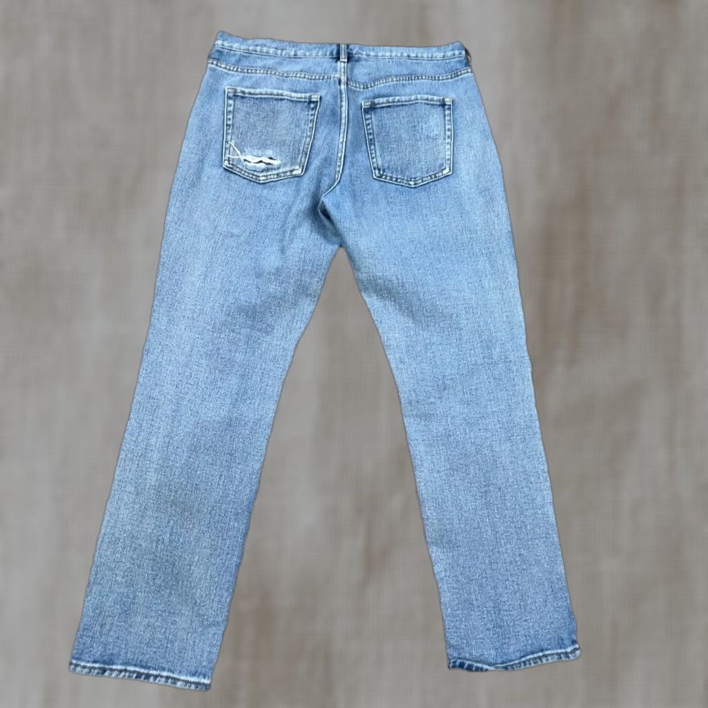 Pacsun Pacsun Jeans Women 27 Boyfriend Fit Med Wash Ripped Holes Button Fly Ladies Pant Size 27" / US 4 / IT 40 - 1 Thumbnail