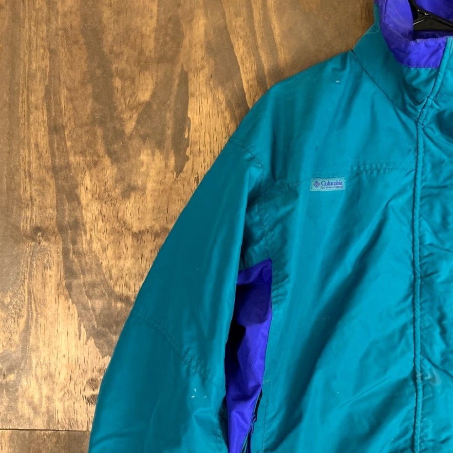 Vintage VINTAGE Columbia Womens Jacket Green Bugaboo Full Zip Outdoors Pockets Stretch L Outdoors Jacket Green Bugaboo Full Zip L Womens Columbia Jacket Size L / US 10 / IT 46 - 4 Thumbnail