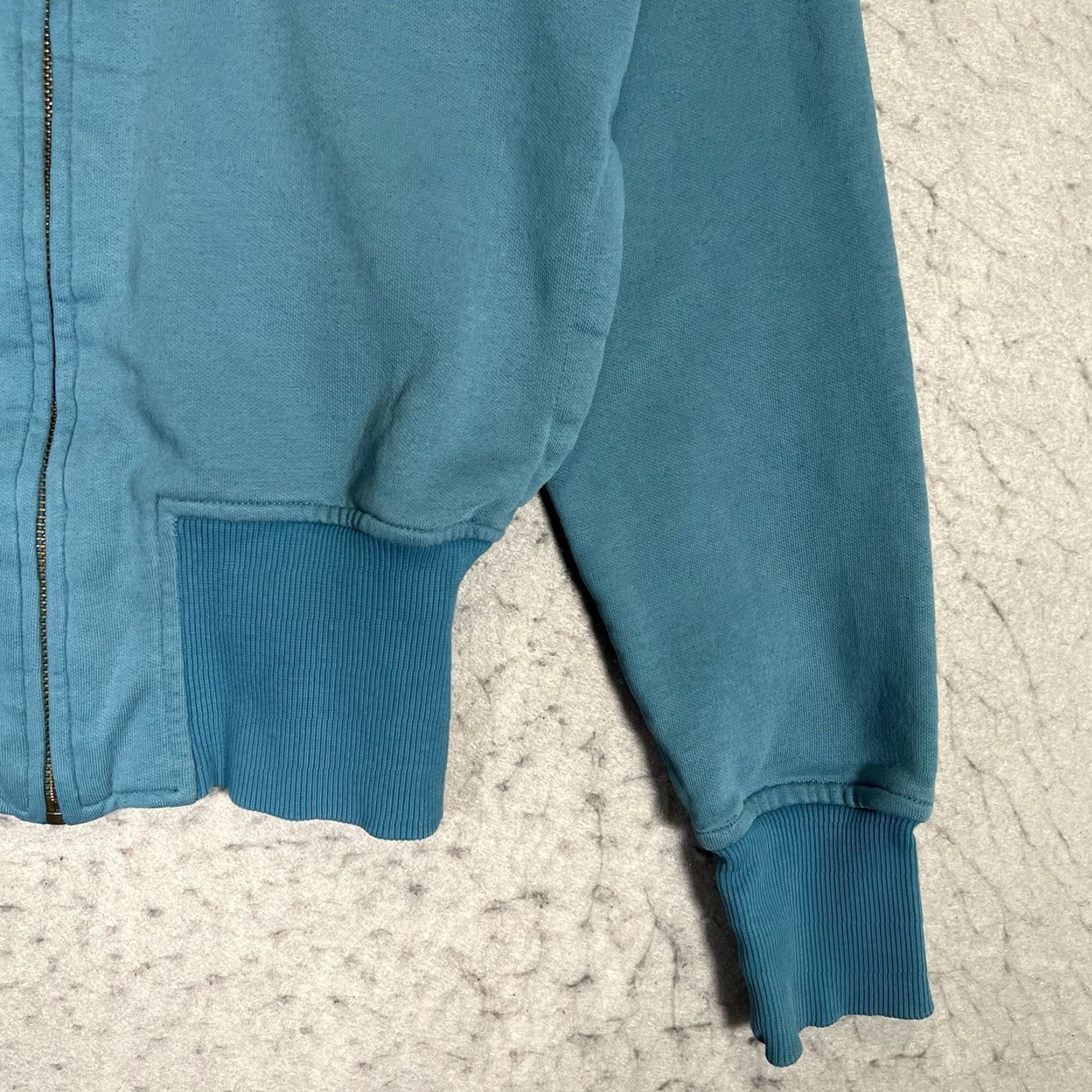 Puma Puma Full Zip Hoodie Sweatshirt Womens XS Teal Blue Spellout A1 Size XS / US 0-2 / IT 36-38 - 6 Thumbnail