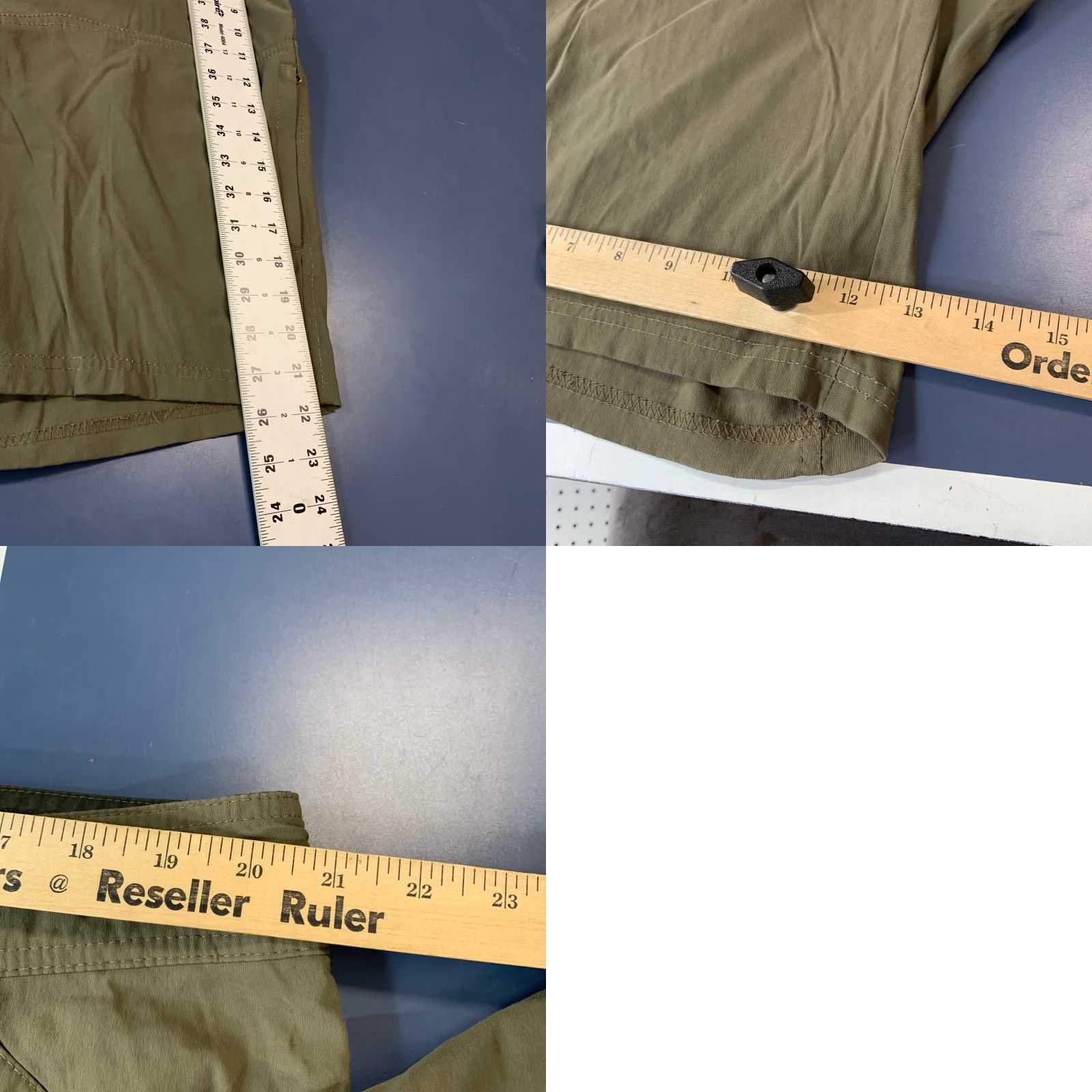 Olive KUHL Renegae Cargo Shorts Olive Green Mens Size 40x11 Outdoor Hike Size US 40 / EU 56 - 9 Thumbnail