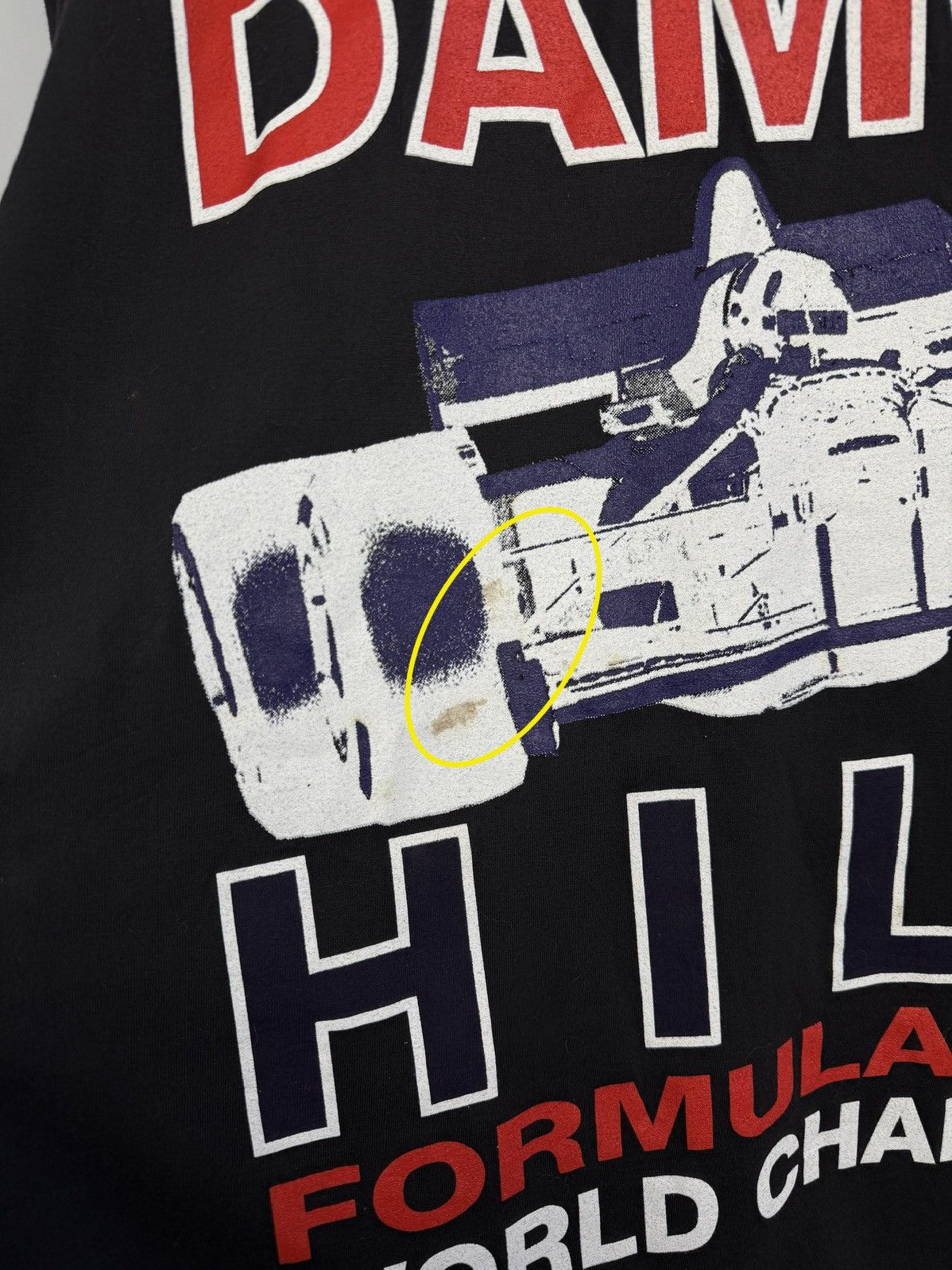 Formula 1 🇬🇧 Vintage 1996 Damon Hill F1 Formula One World Champion Tee Size US XL / EU 56 / 4 - 9 Thumbnail