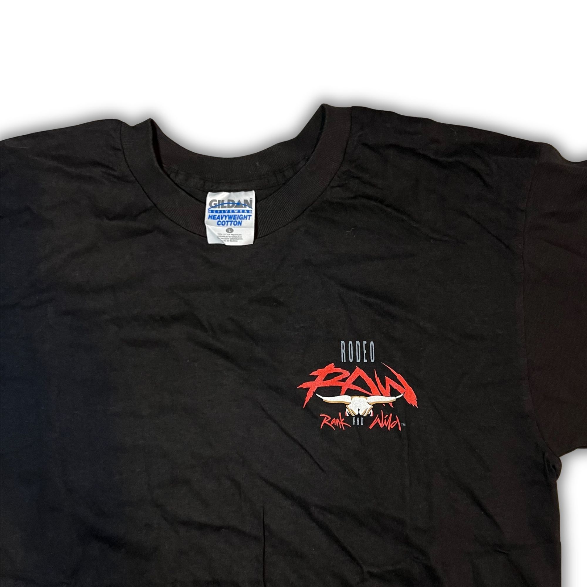 Gildan Black Gildan Rodeo Raw "Im The Cowgirl" Graphic T-Shirt Size Size US L / EU 52-54 / 3 - 7 Thumbnail
