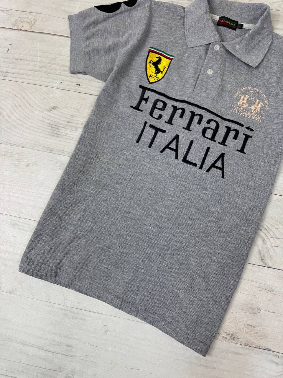 La Martina Vintage La Martina Ferrari Italia Team Rugby Polo Shirt Size US S / EU 44-46 / 1 - 3 Thumbnail