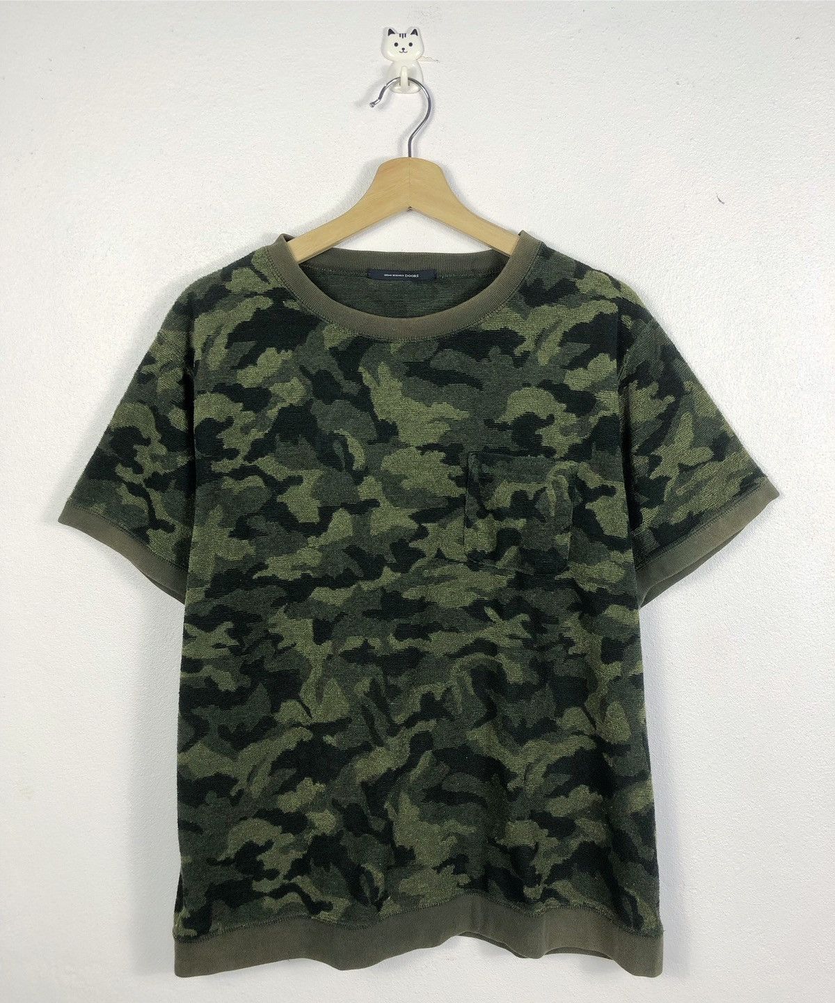 Japanese Brand × URBAN RESEARCH DOORS Rare Urban Research Doors Camo Fleece Tee Size US M / EU 48-50 / 2 - 1 Thumbnail