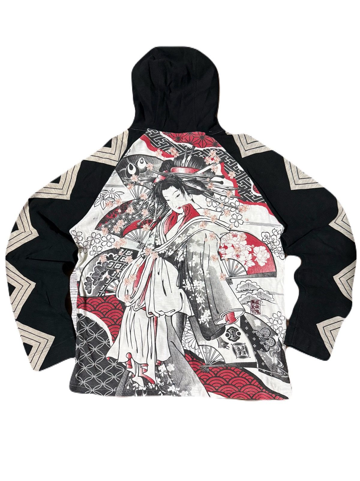 Karakuri Tamashii Karakuri tamashi sukajan hoodie geisha character Size US L / EU 52-54 / 3 - 1 Thumbnail