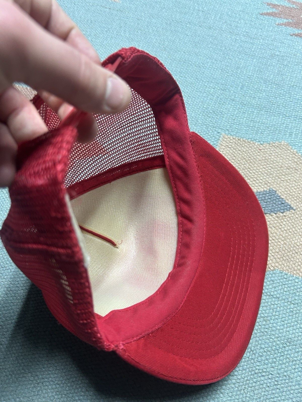 Vintage Vtg trucker hat mesh Johnston contracting inc JCI Michigan Size ONE SIZE - 6 Thumbnail