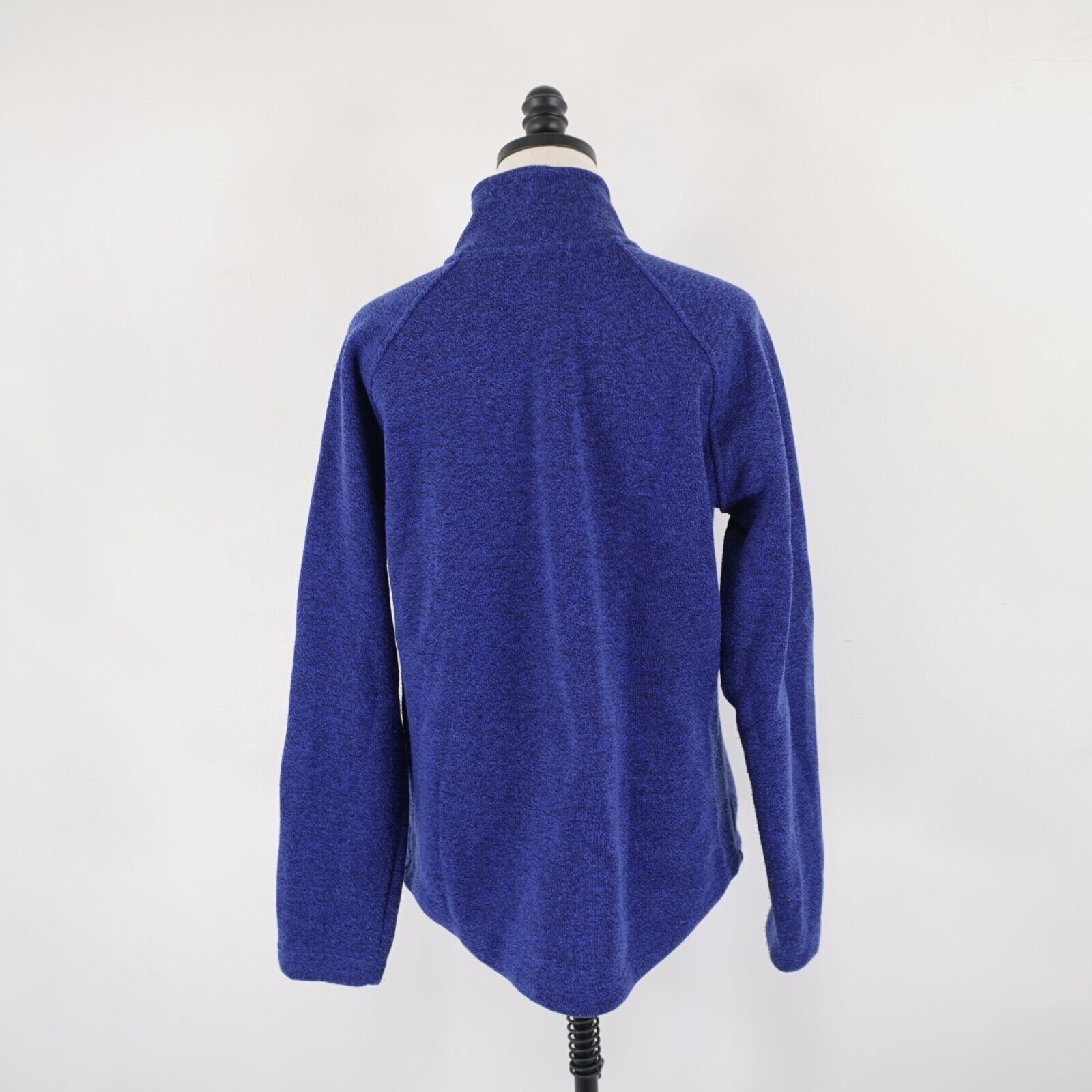 Designer Jason Maxwell Royal Blue XL Full Zip Polyester Mock Neck Swe Size XL / US 12-14 / IT 48-50 - 6 Thumbnail