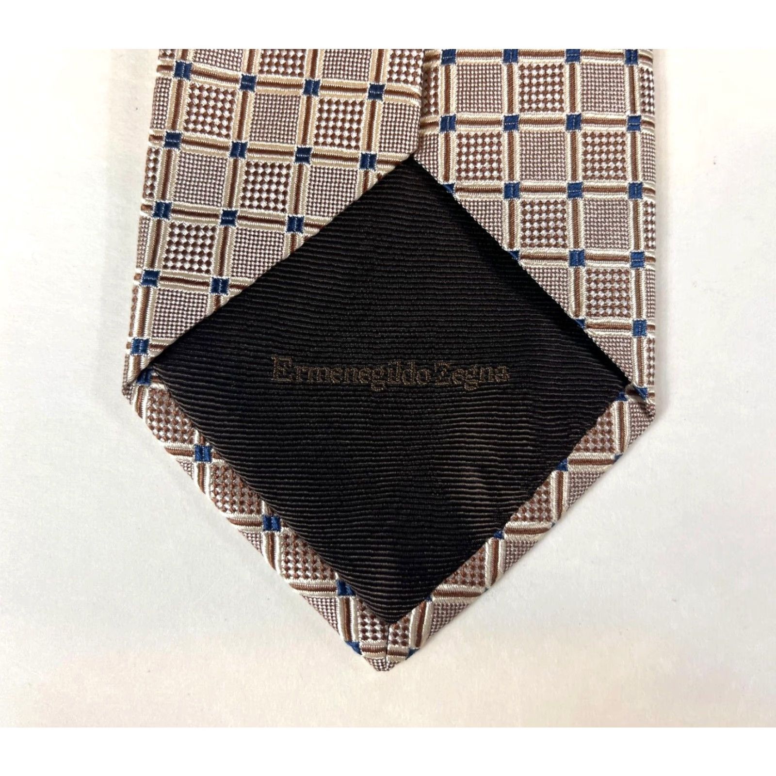 Ermenegildo Zegna Ermenegildo Zegna Tie Men's Silk Luxury Geometric Textured Multicolor Made in Italy Size ONE SIZE - 7 Thumbnail
