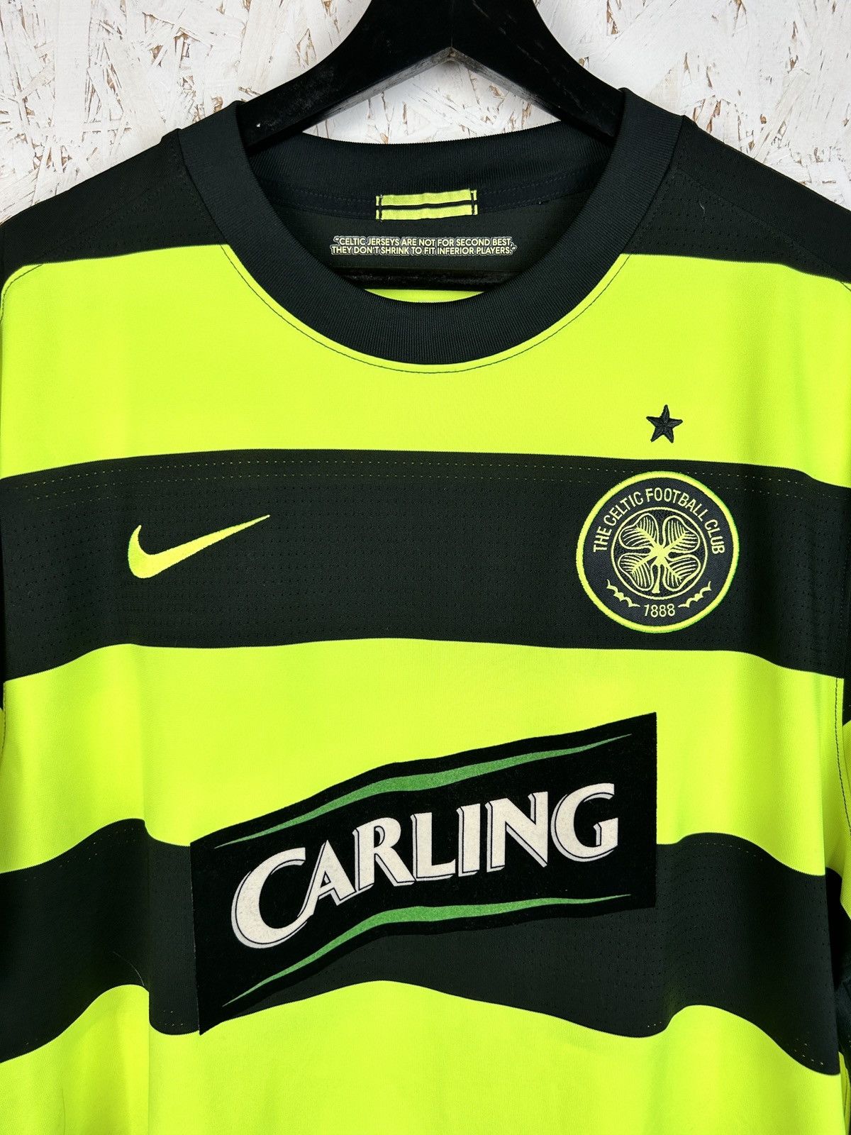 Nike 00s Nike Celtic FC 2009/10 Away Kit Soccer Jersey XL Size US XL / EU 56 / 4 - 2 Thumbnail